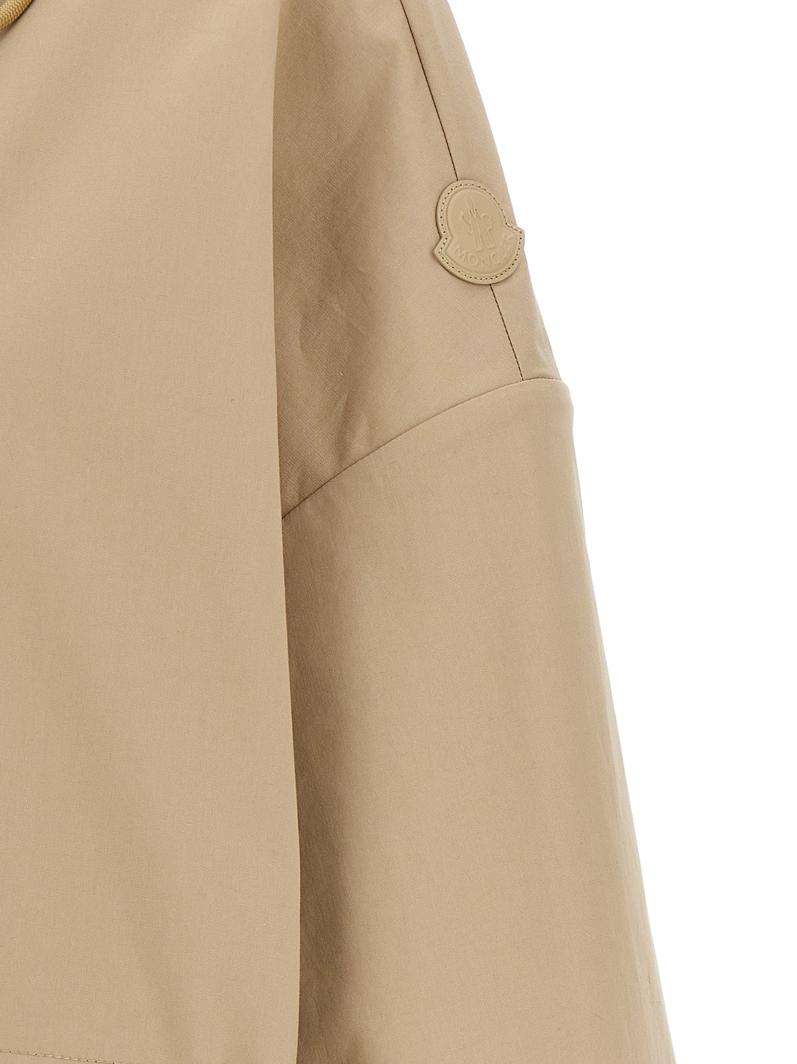 Moncler Beige Cotton Parka Moncler