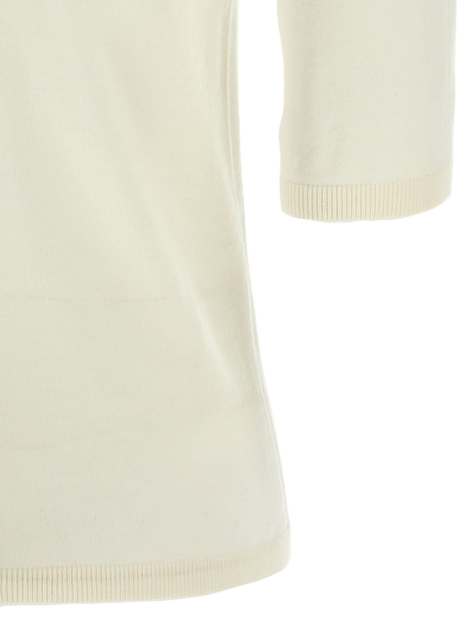 Max Mara White Virgin Wool Cardigan Max Mara
