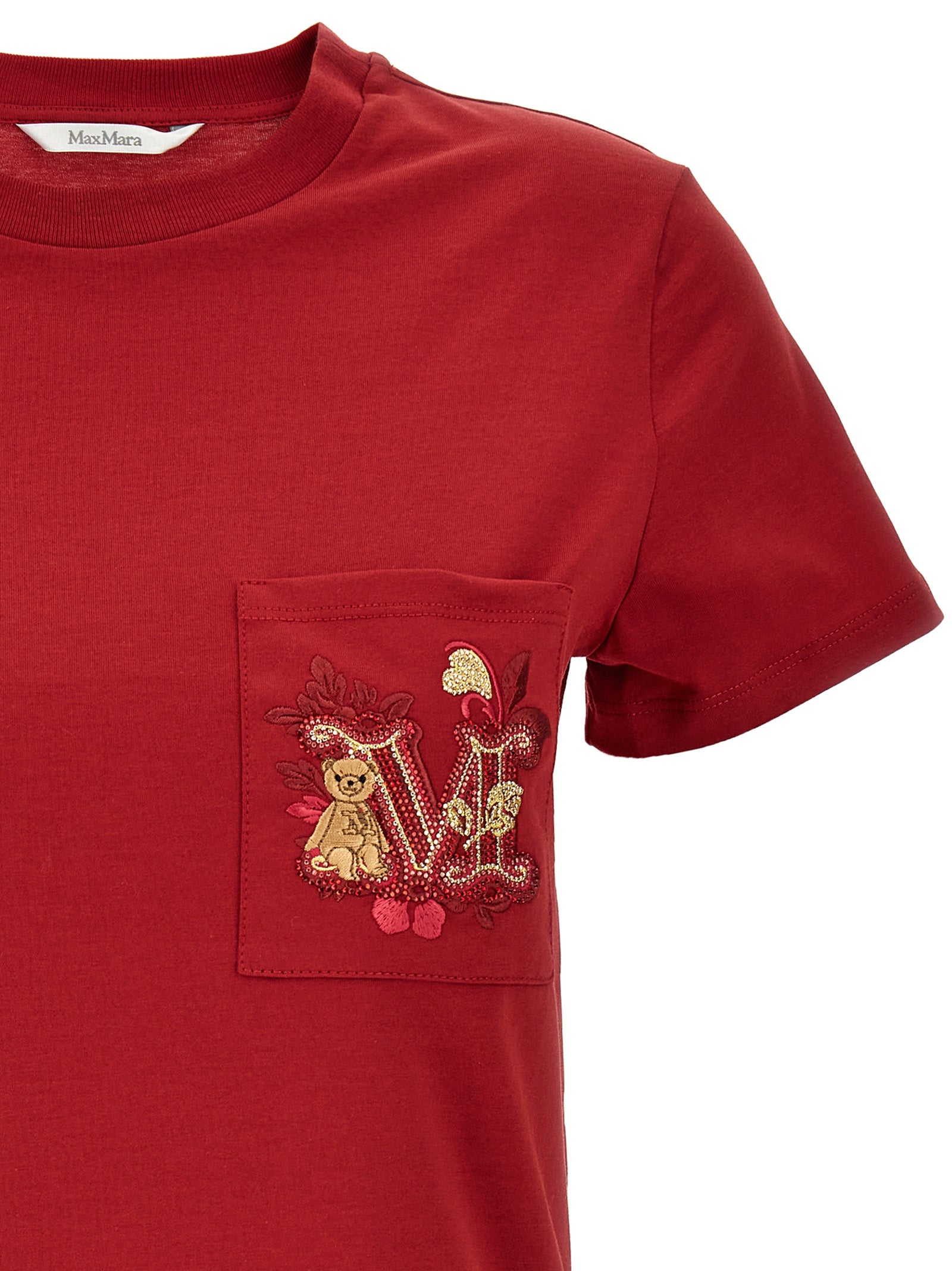 Max Mara Multicolor Cotton T-Shirt Max Mara