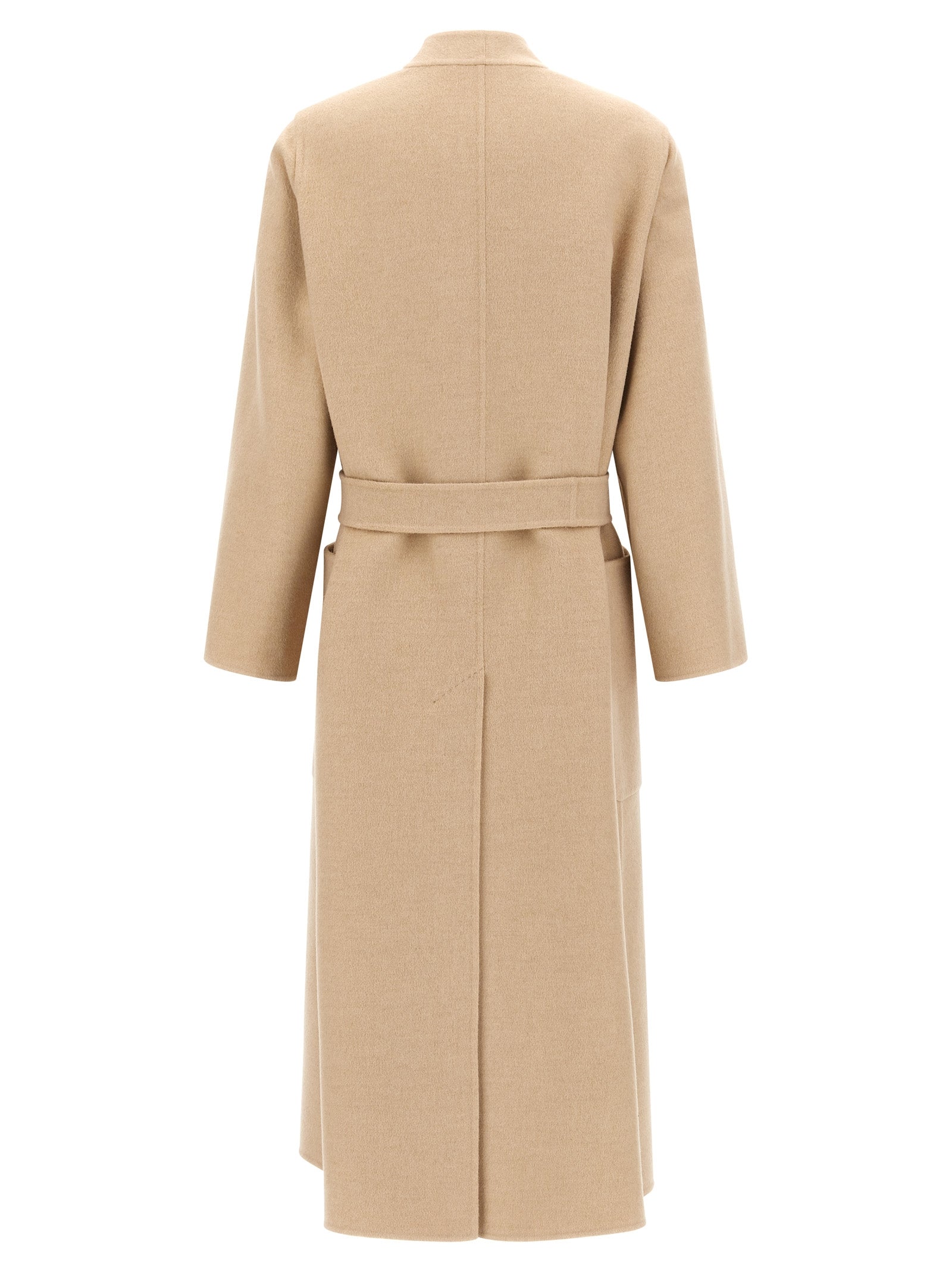 Max Mara Beige Wool Coat Max Mara