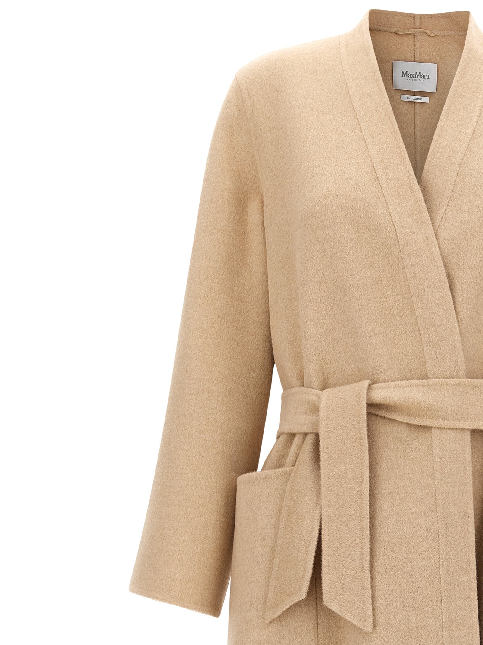 Max Mara Beige Wool Coat Max Mara