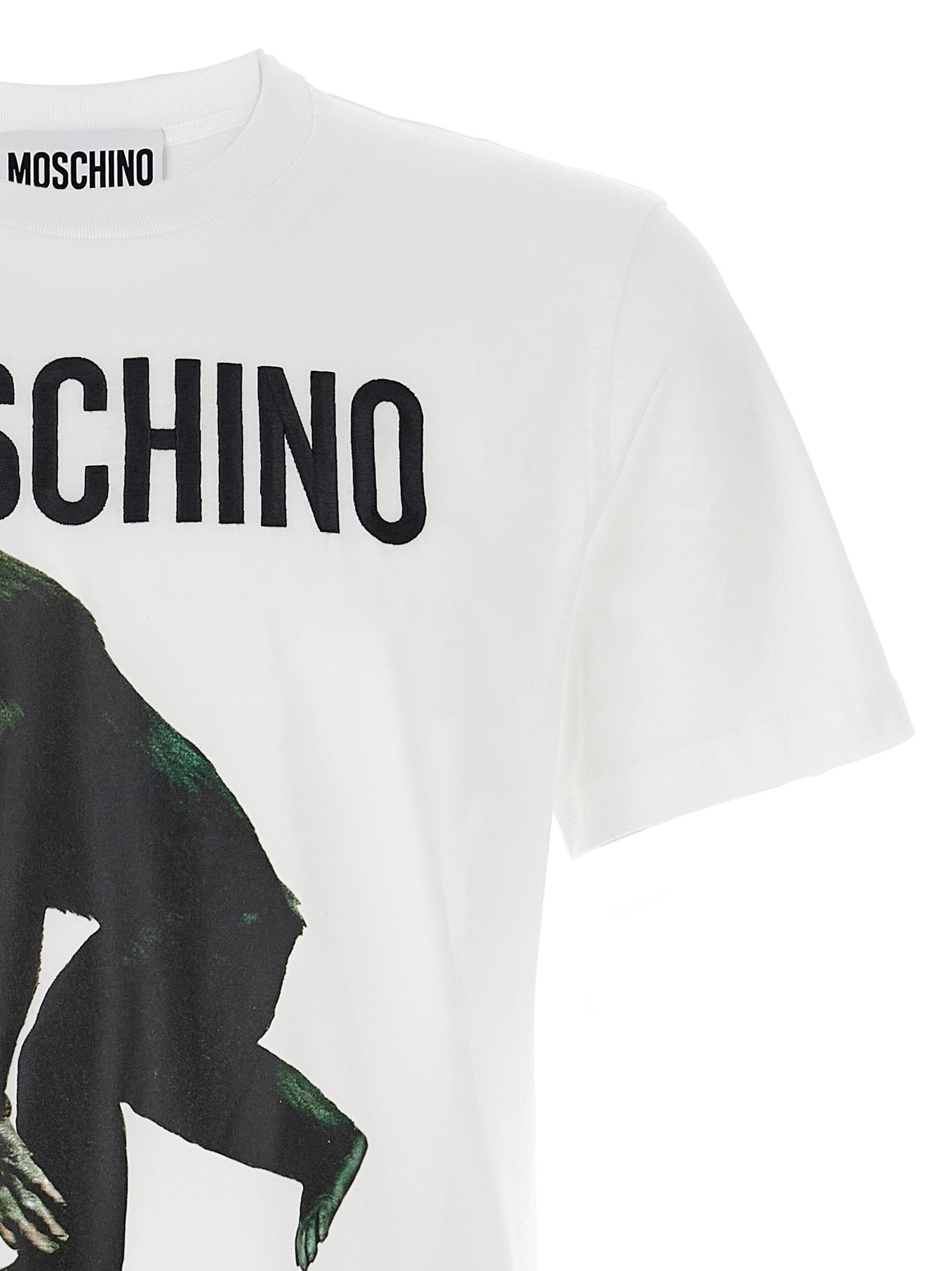 Moschino White Cotton T-Shirt Moschino