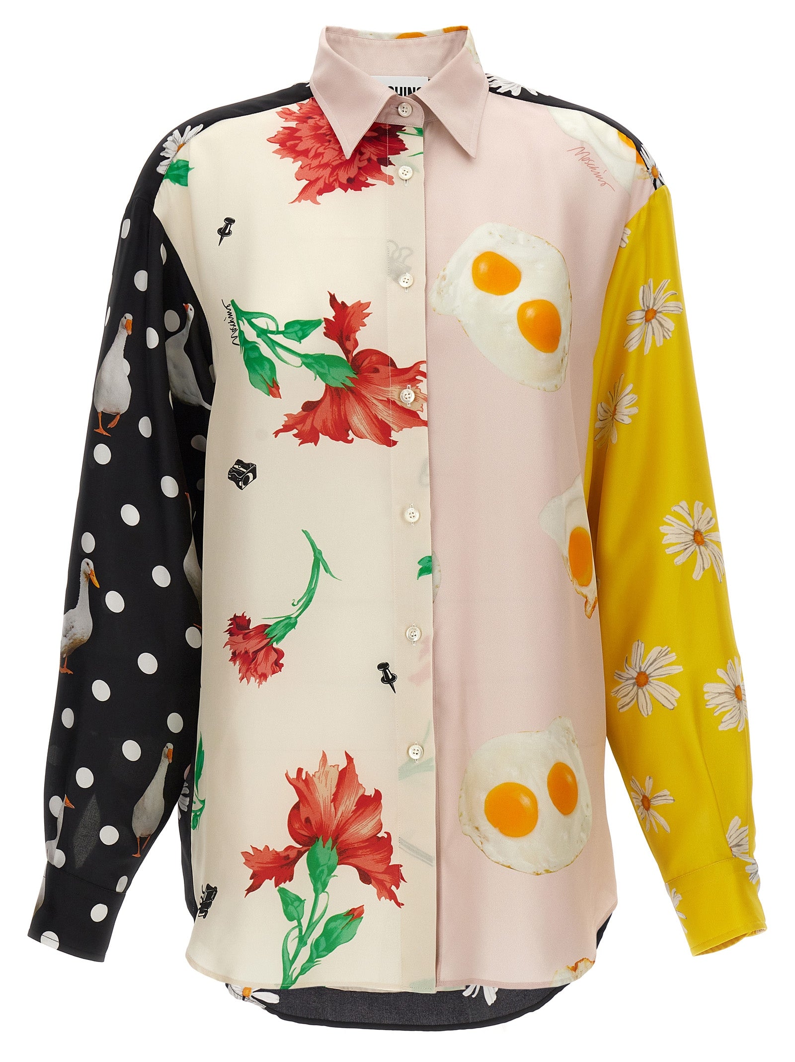Moschino Multicolor Silk Blouse Moschino