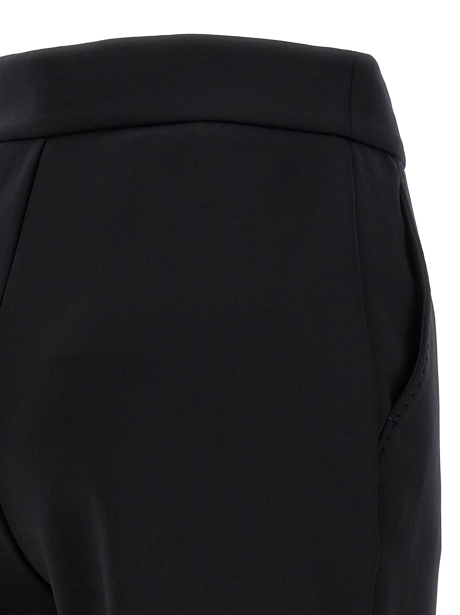 Max Mara Black Polyamide Casual Pants Max Mara