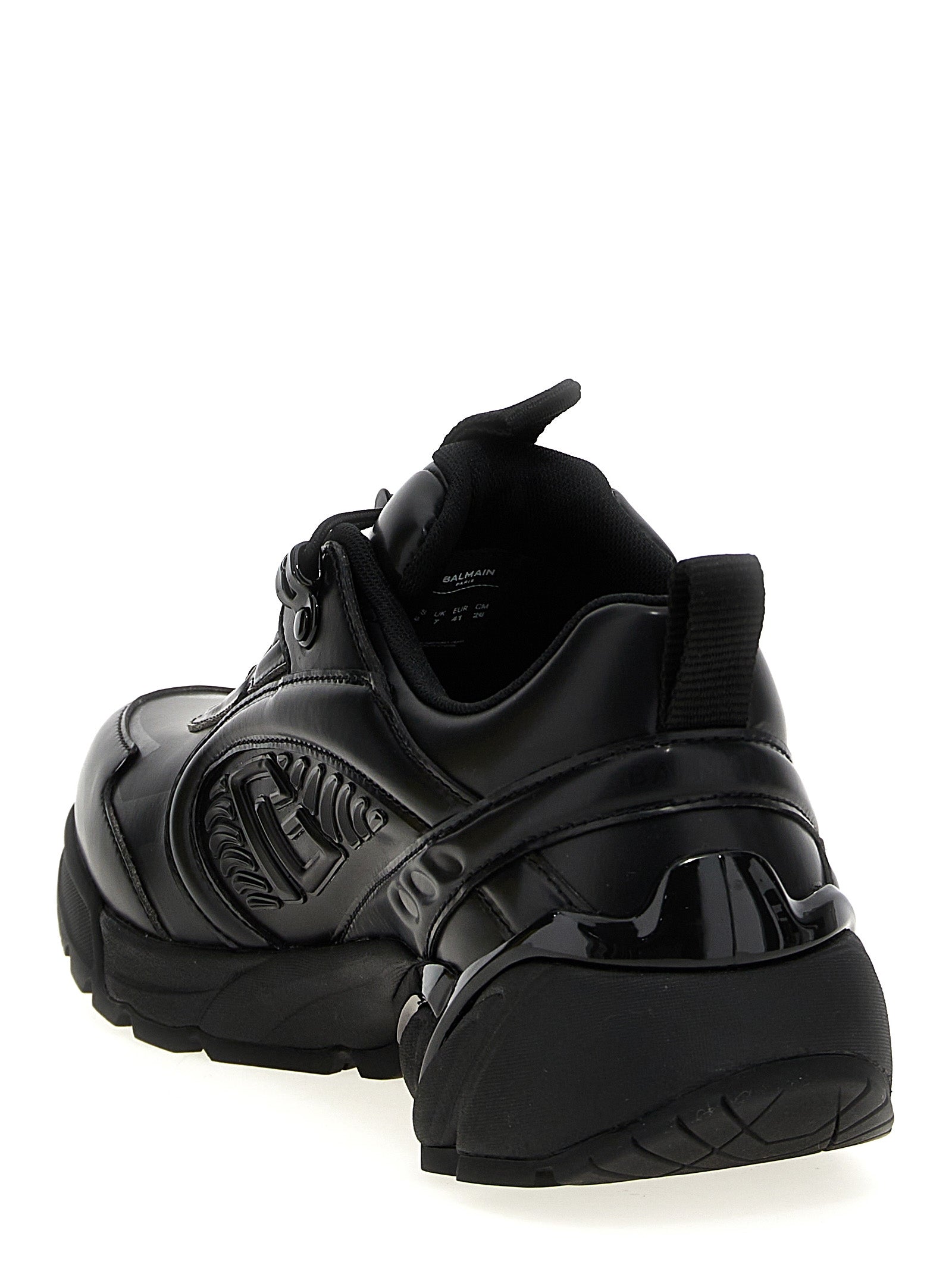 Balmain Black Nylon Athletic Sneakers Balmain