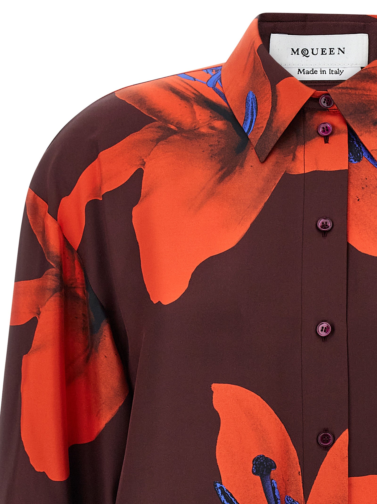 Alexander McQueen Multicolor Silk Blouse Alexander McQueen