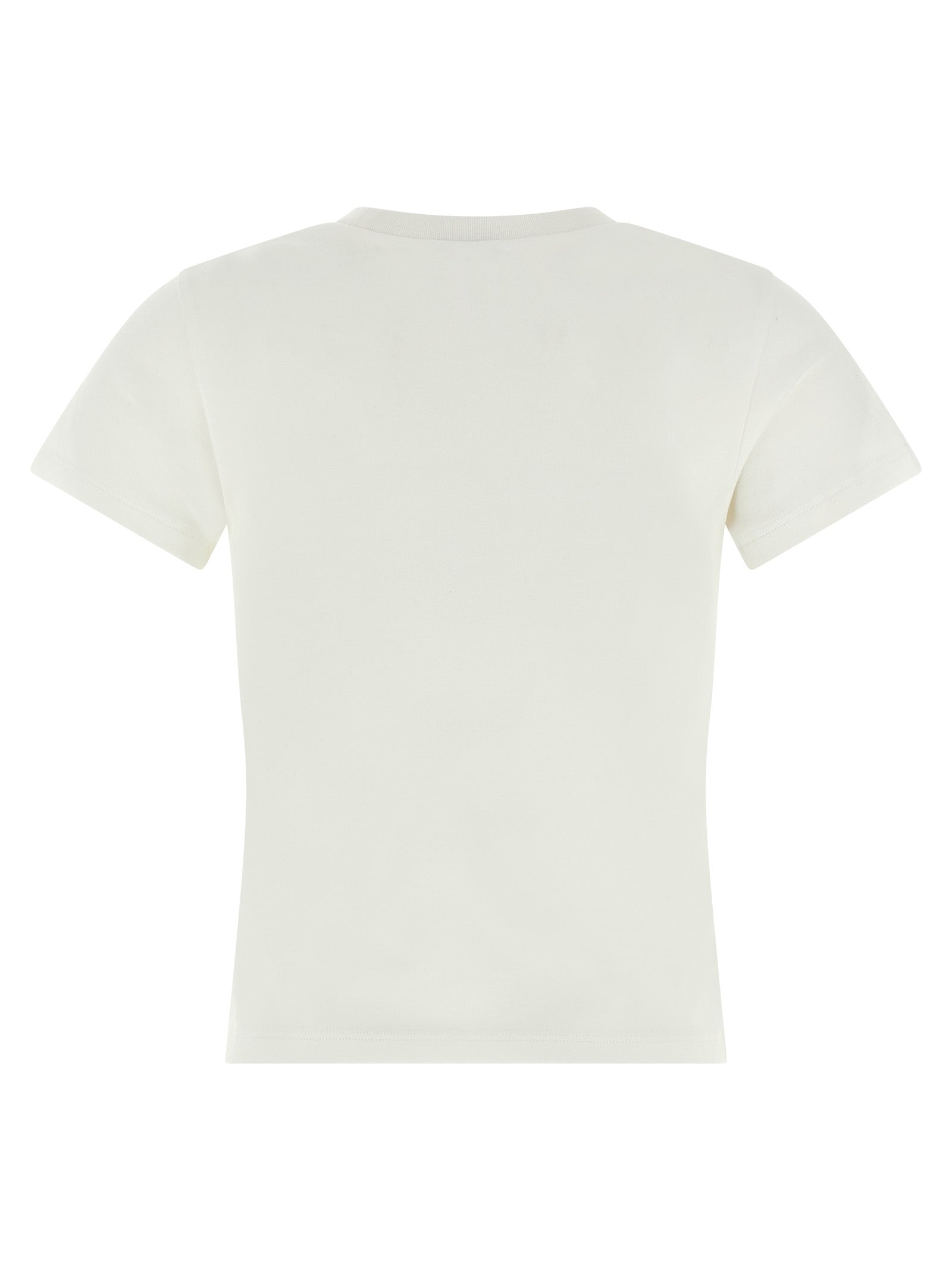 Alexander McQueen White Cotton T-Shirt Alexander McQueen