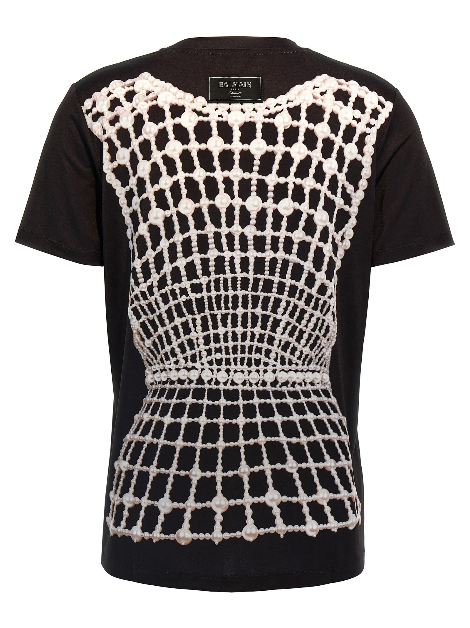Balmain Black Organic Cotton T-Shirt Balmain