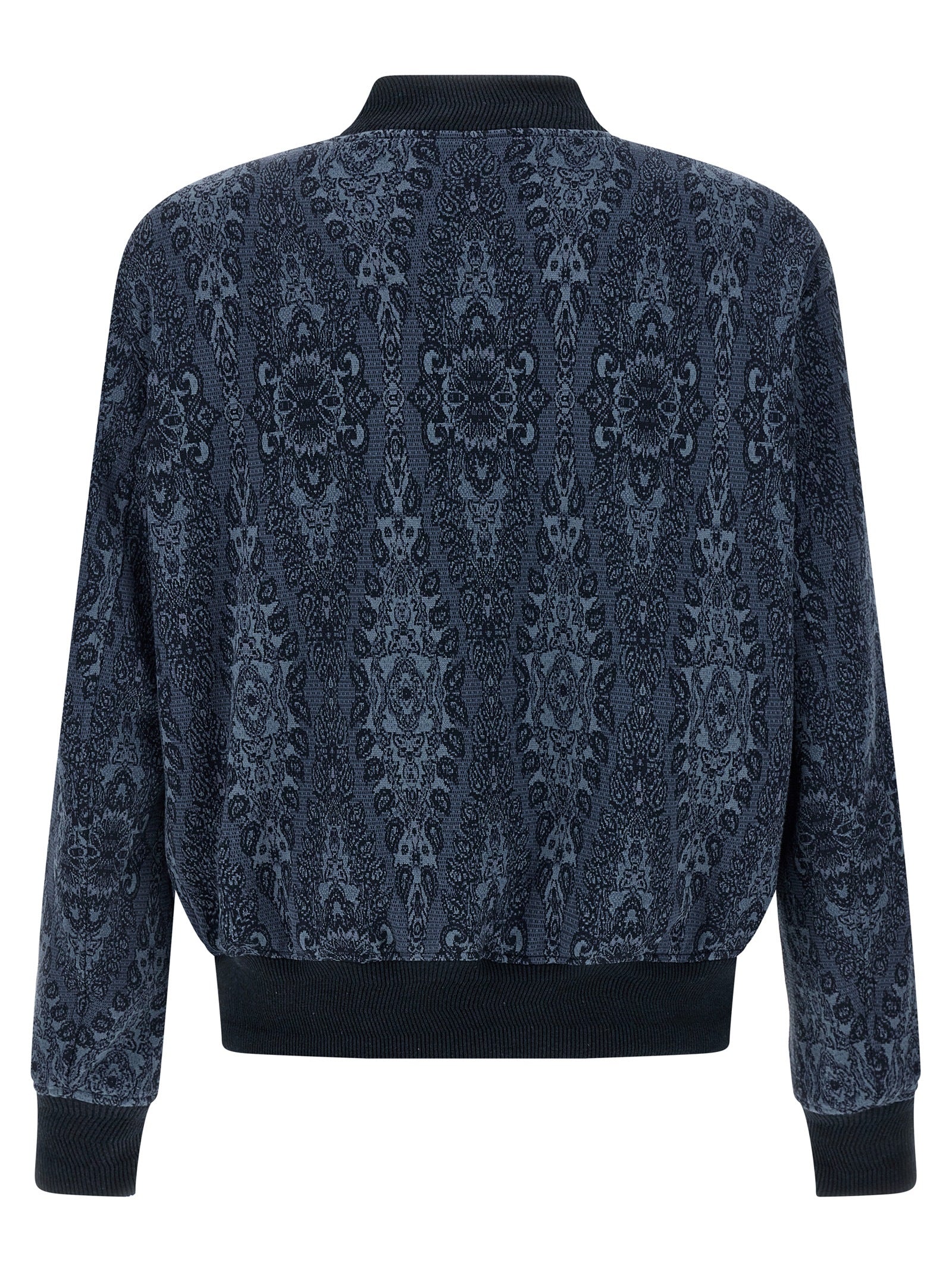 Etro Blue Cotton Bomber Etro