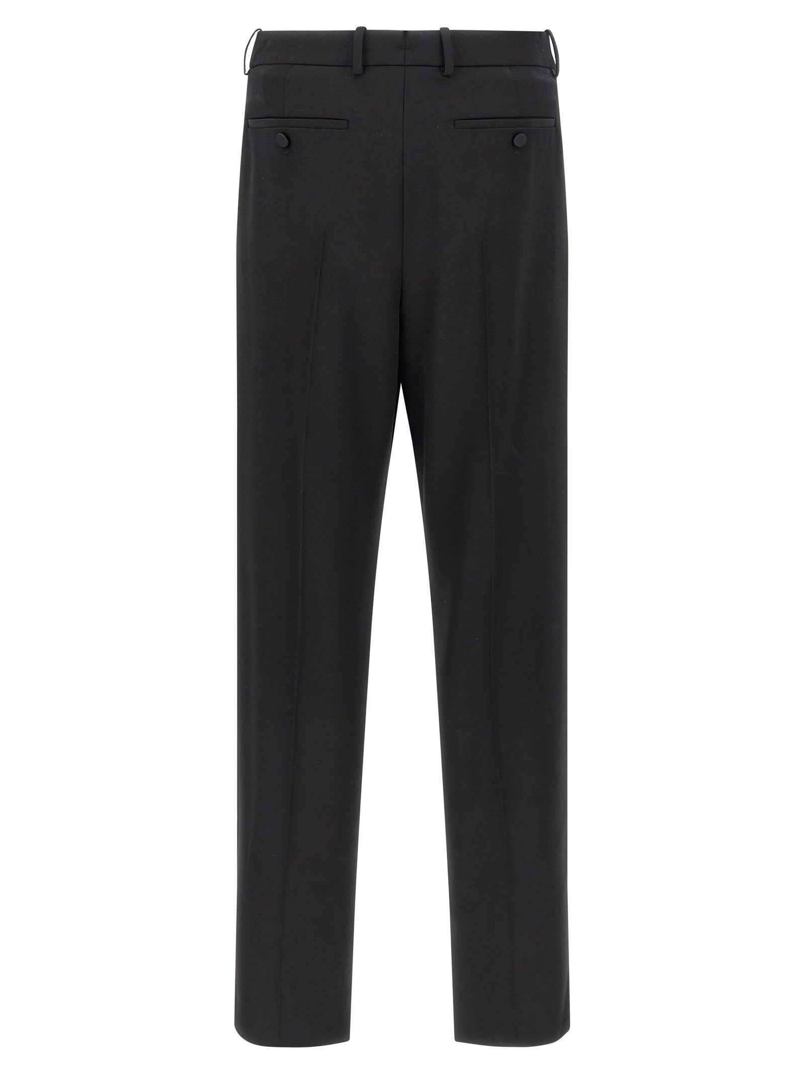 Saint Laurent Black Wool Dress Pants Saint Laurent