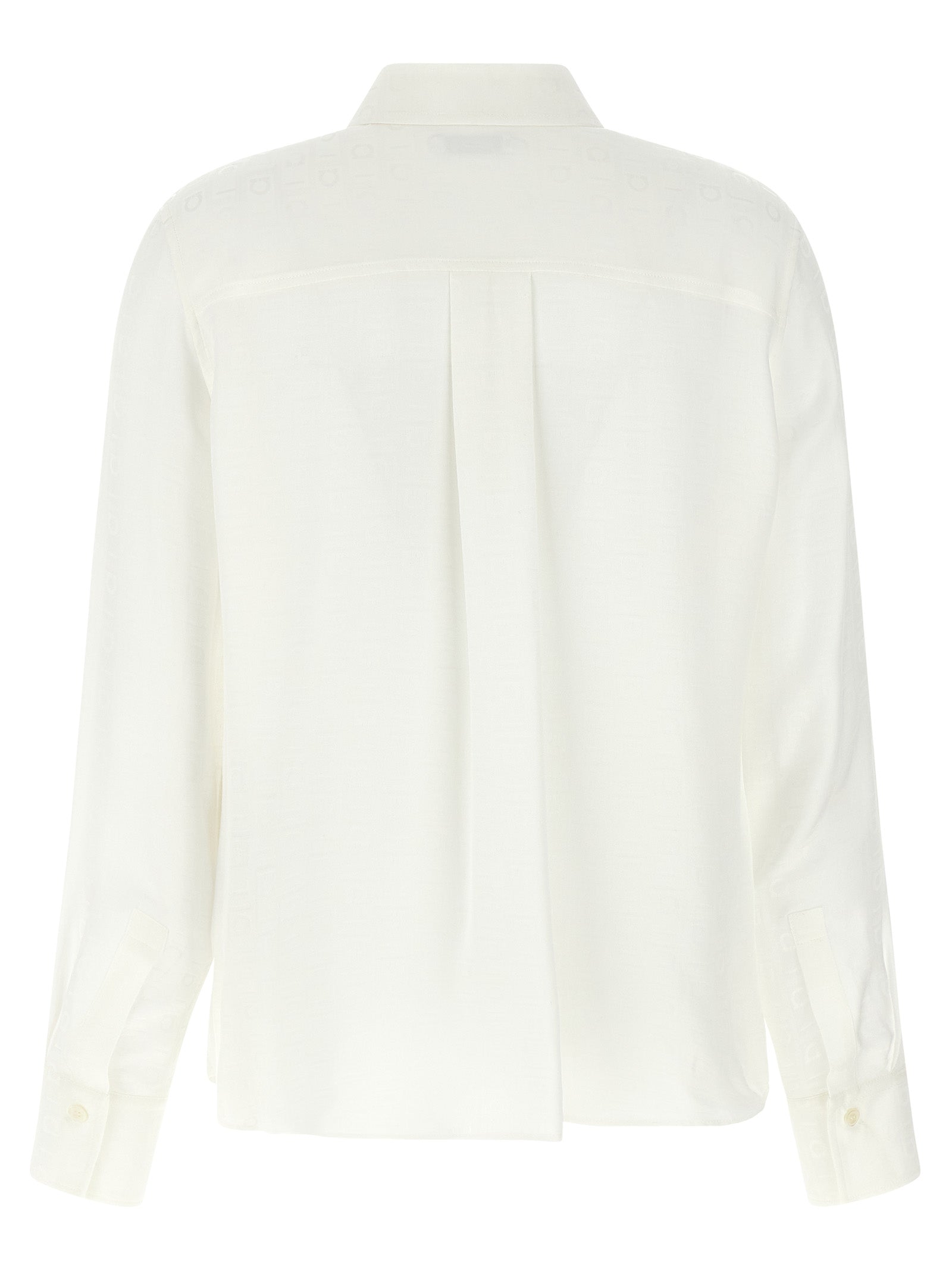 Ferragamo White Silk Blouse Ferragamo