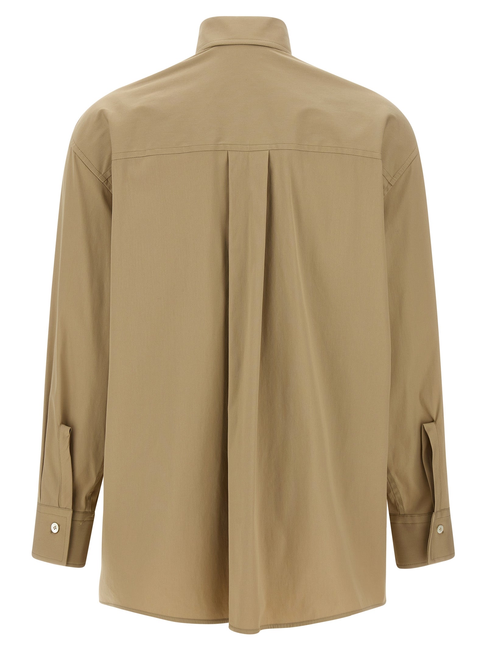 Ferragamo Beige Cotton Blouse Ferragamo