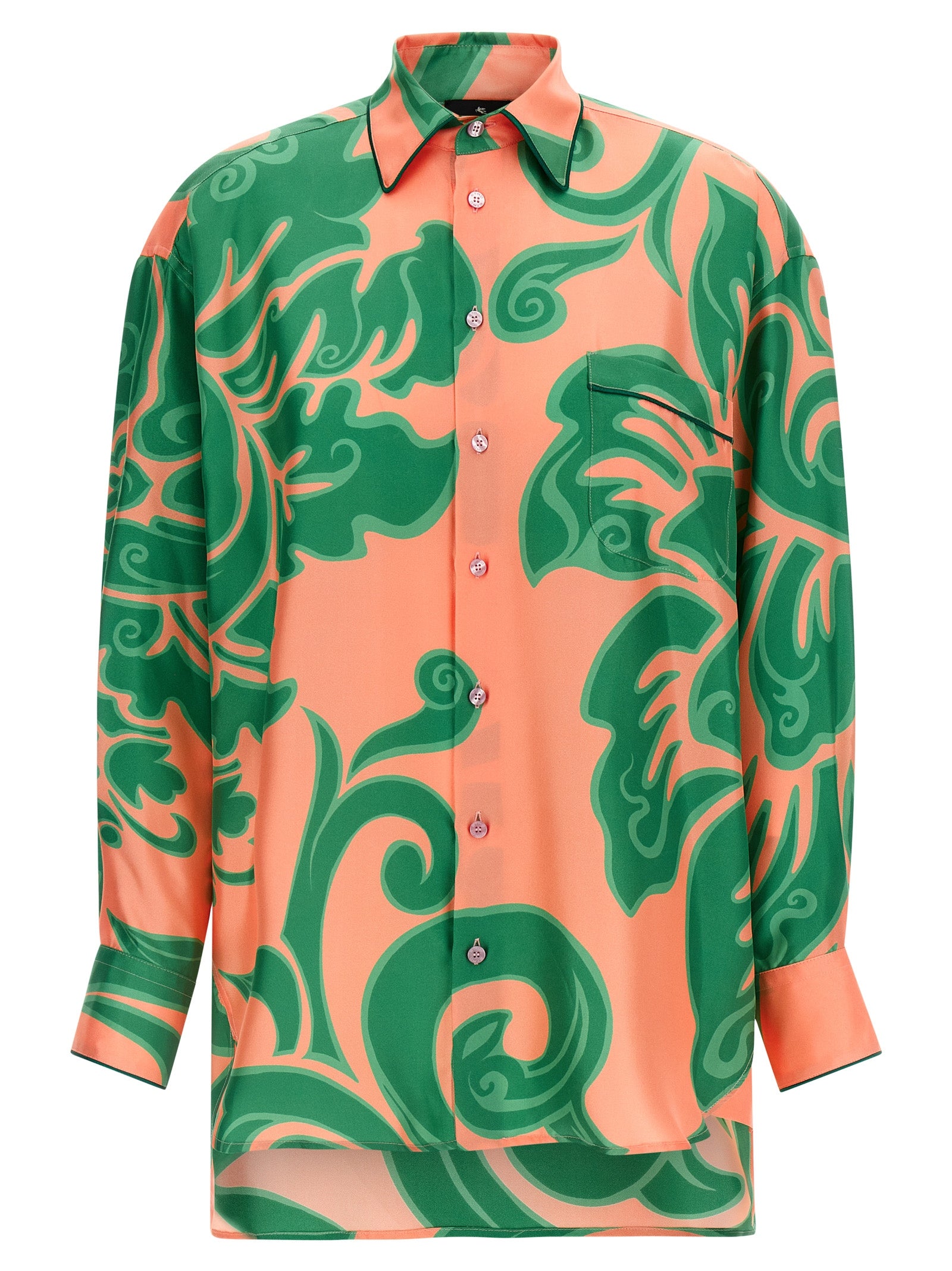 Etro Multicolor Silk Blouse Etro