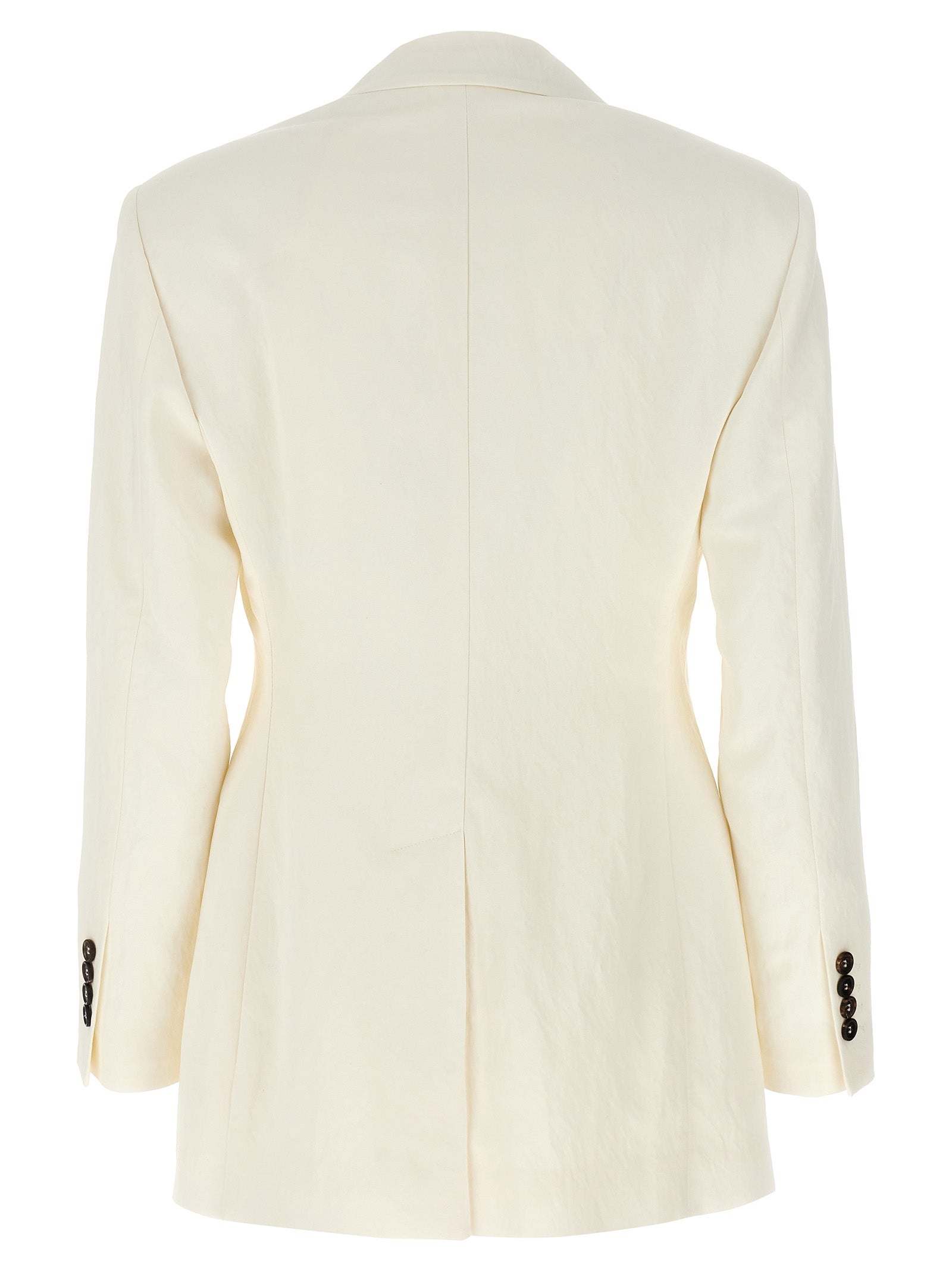 Brunello Cucinelli White Straw Blazer Brunello Cucinelli