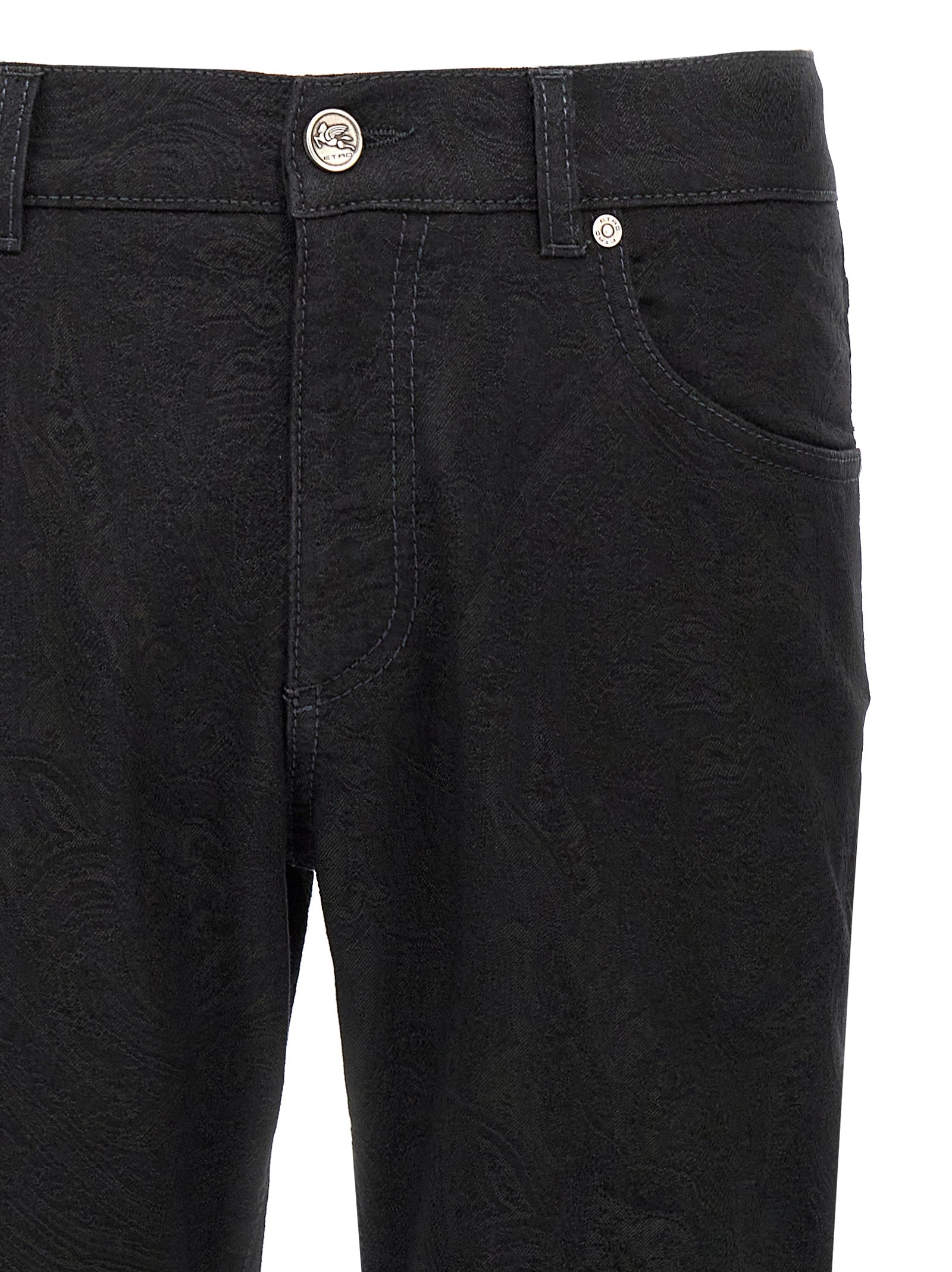 Etro Black Cotton Jeans Denim Etro