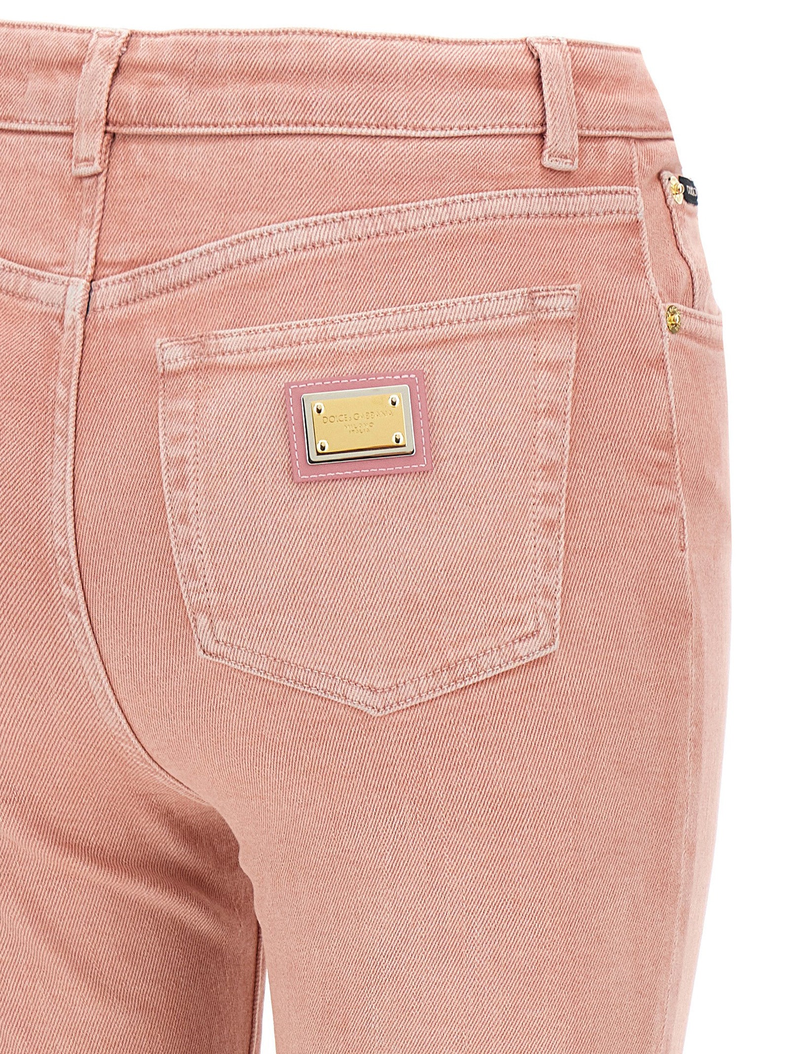 Dolce & Gabbana Multicolor Cotton High-Waisted Jean Dolce & Gabbana