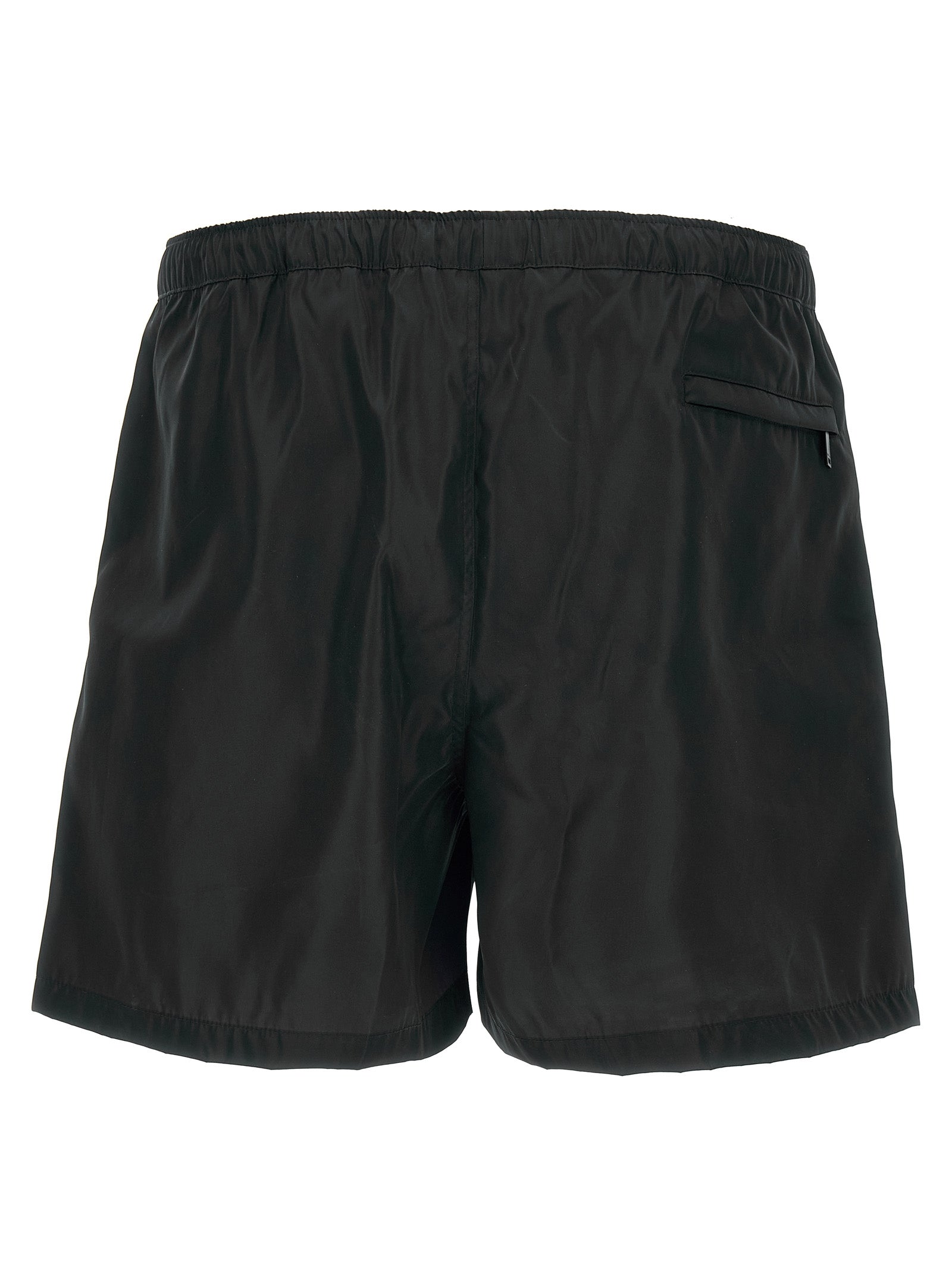 Valentino Garavani Black Polyamide Swim Shorts Valentino Garavani