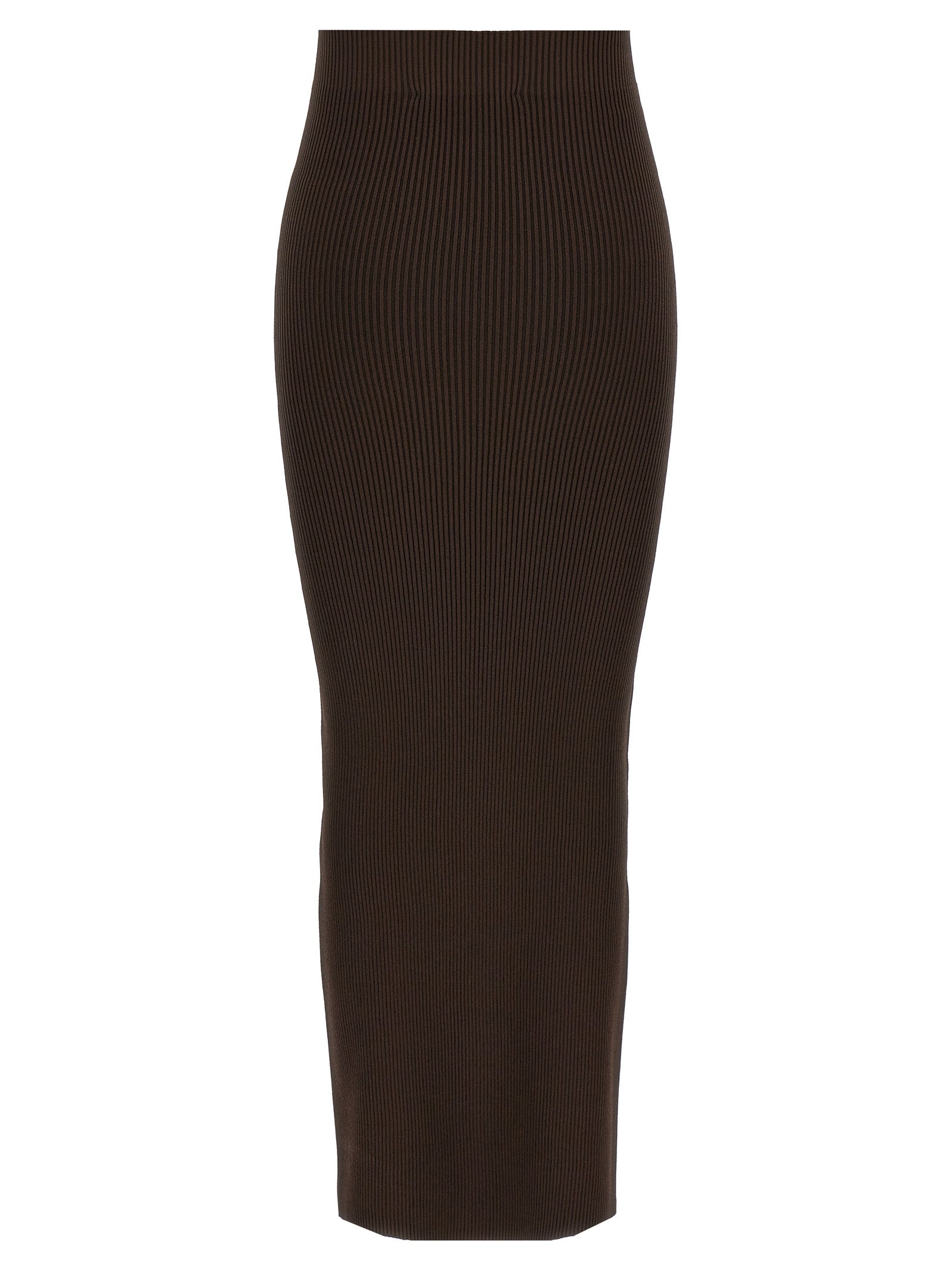 Max Mara Brown Viscose Mini Skirt Max Mara