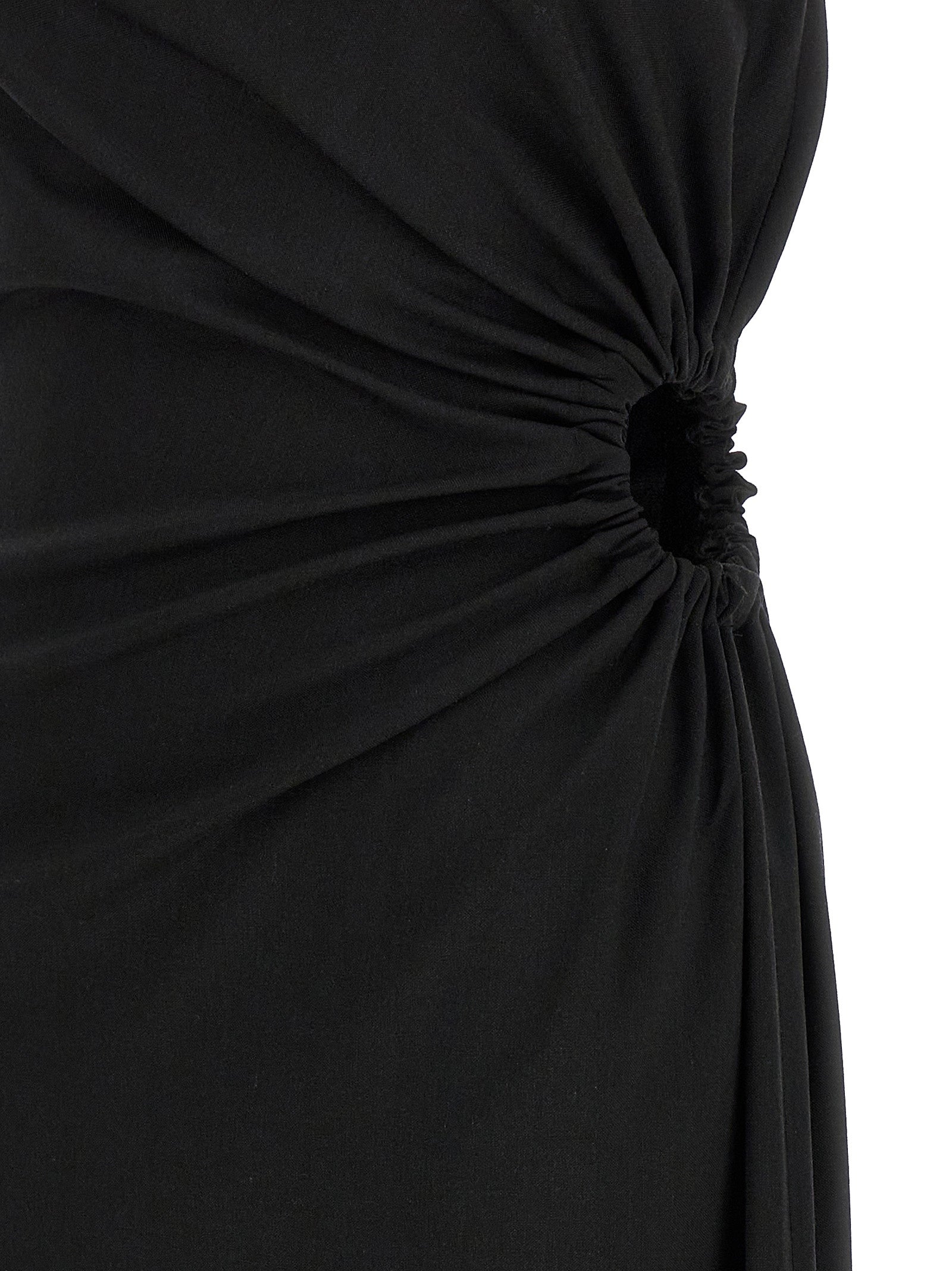 Max Mara Black Virgin Wool Long Dress Max Mara