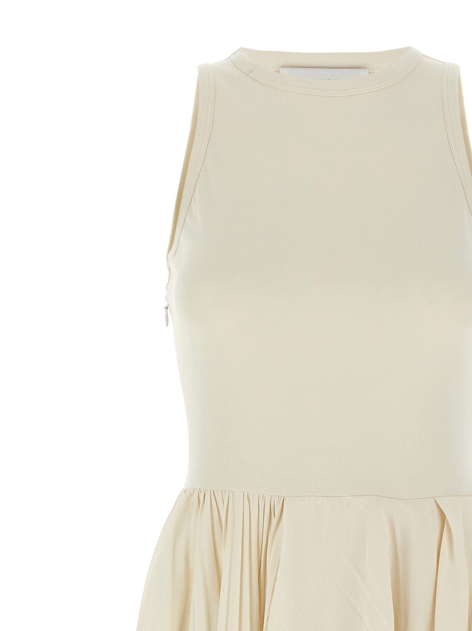 Alexander McQueen White Cotton Long Dress Alexander McQueen