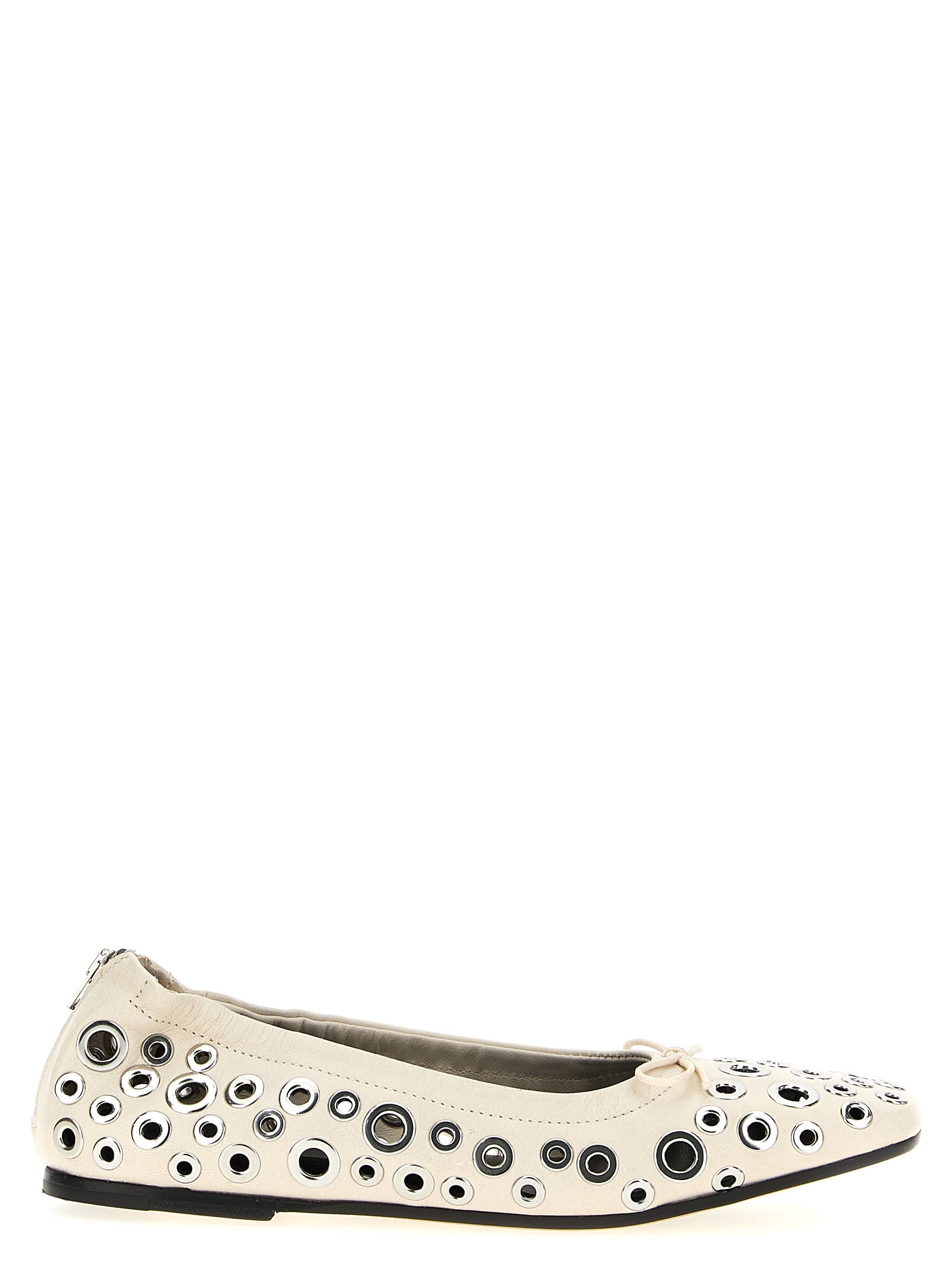 Golden Goose White Lamb Leather Ballet Flats Golden Goose