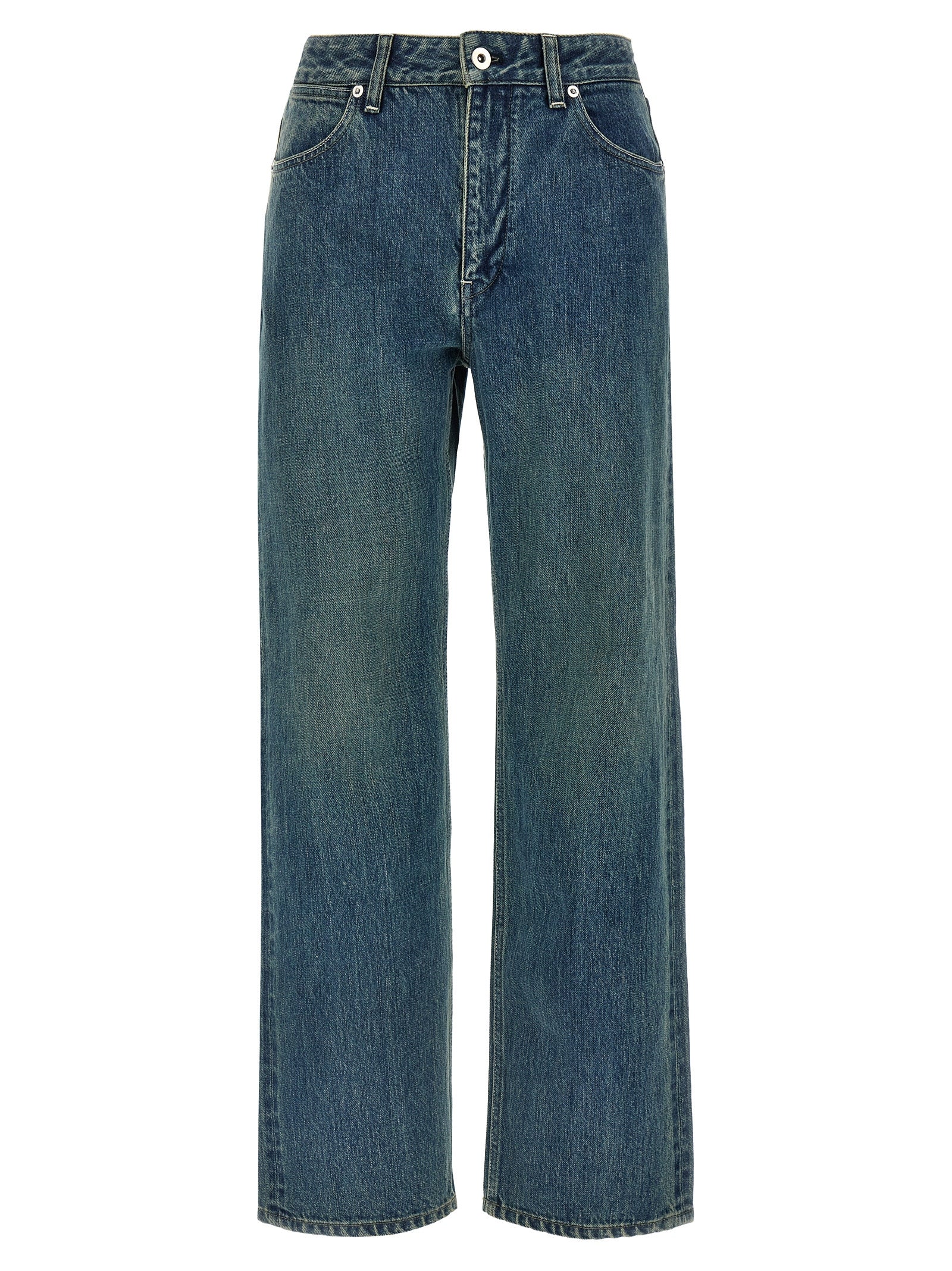 Jil Sander Blue Cotton Slim Fit Jeans Jil Sander