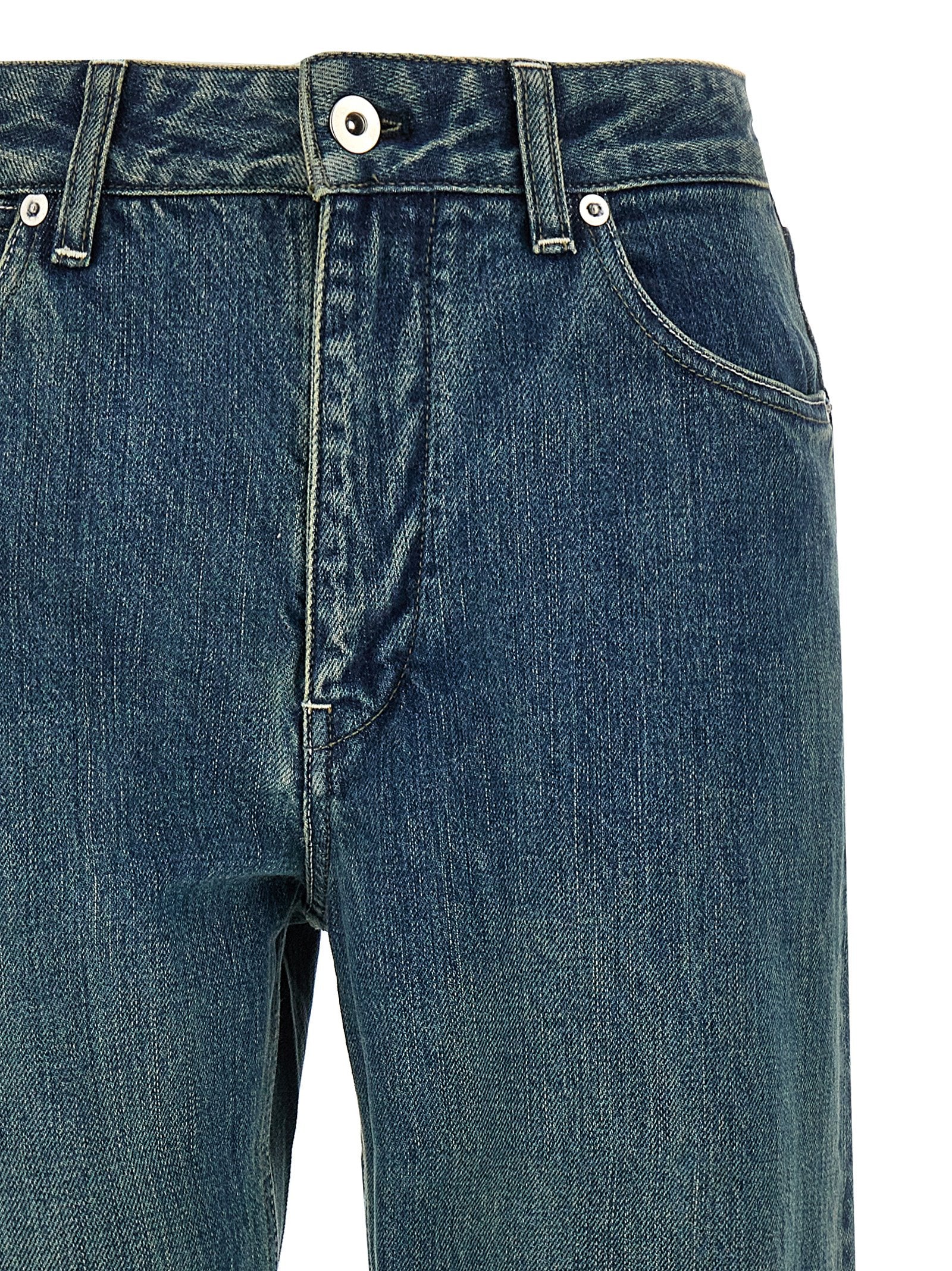 Jil Sander Blue Cotton Slim Fit Jeans Jil Sander