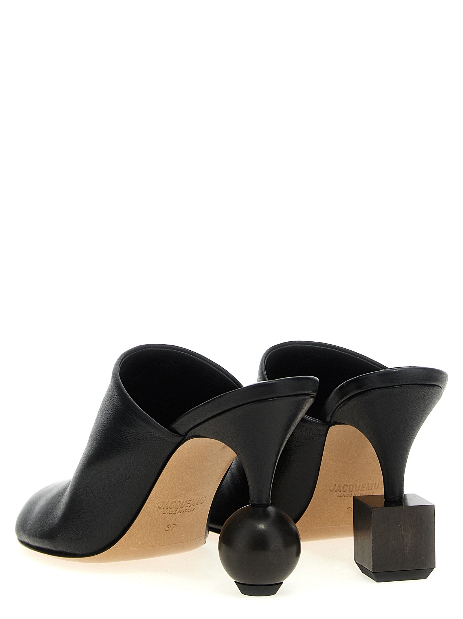 Jacquemus Black Lamb Leather High Heel Pumps Jacquemus