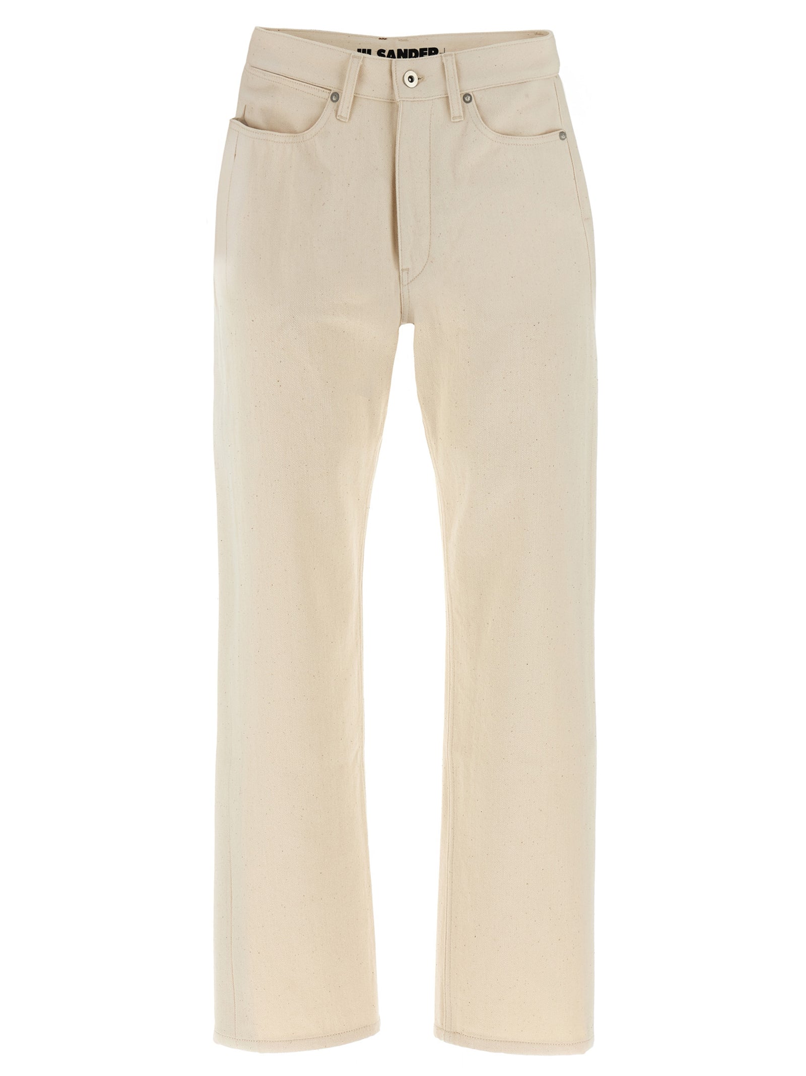 Jil Sander Beige Cotton Jeans Denim Jil Sander