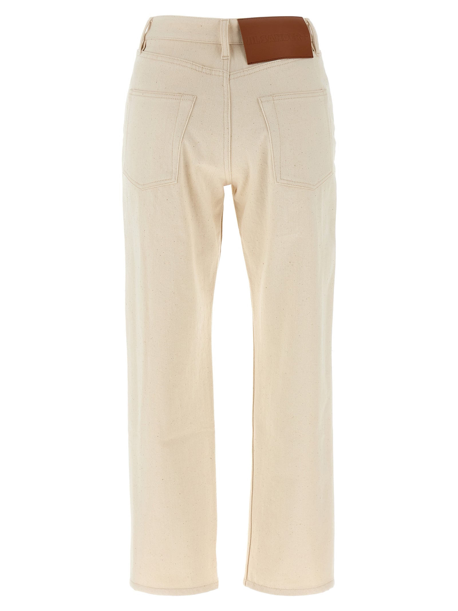 Jil Sander Beige Cotton Jeans Denim Jil Sander