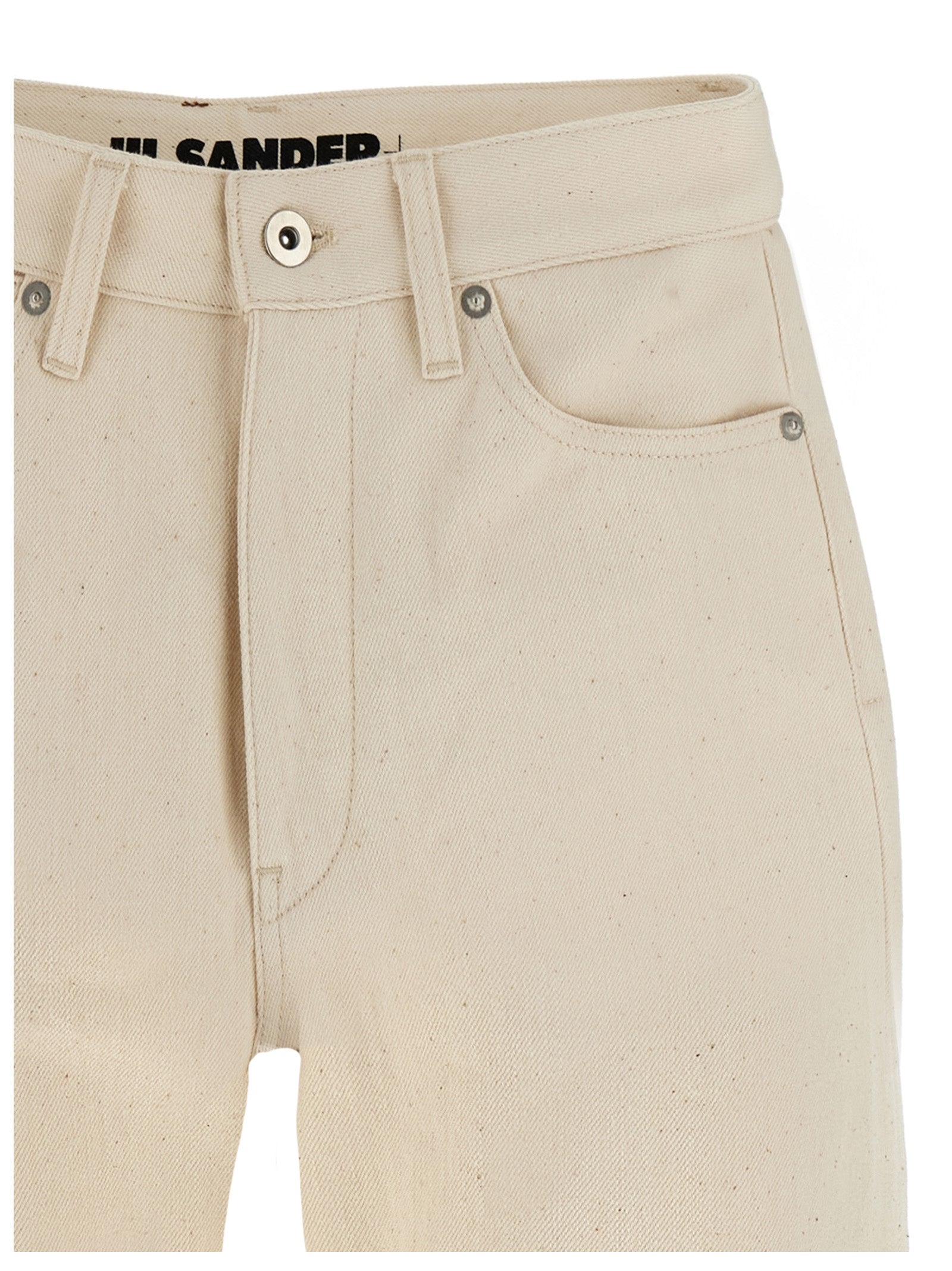 Jil Sander Beige Cotton Jeans Denim Jil Sander