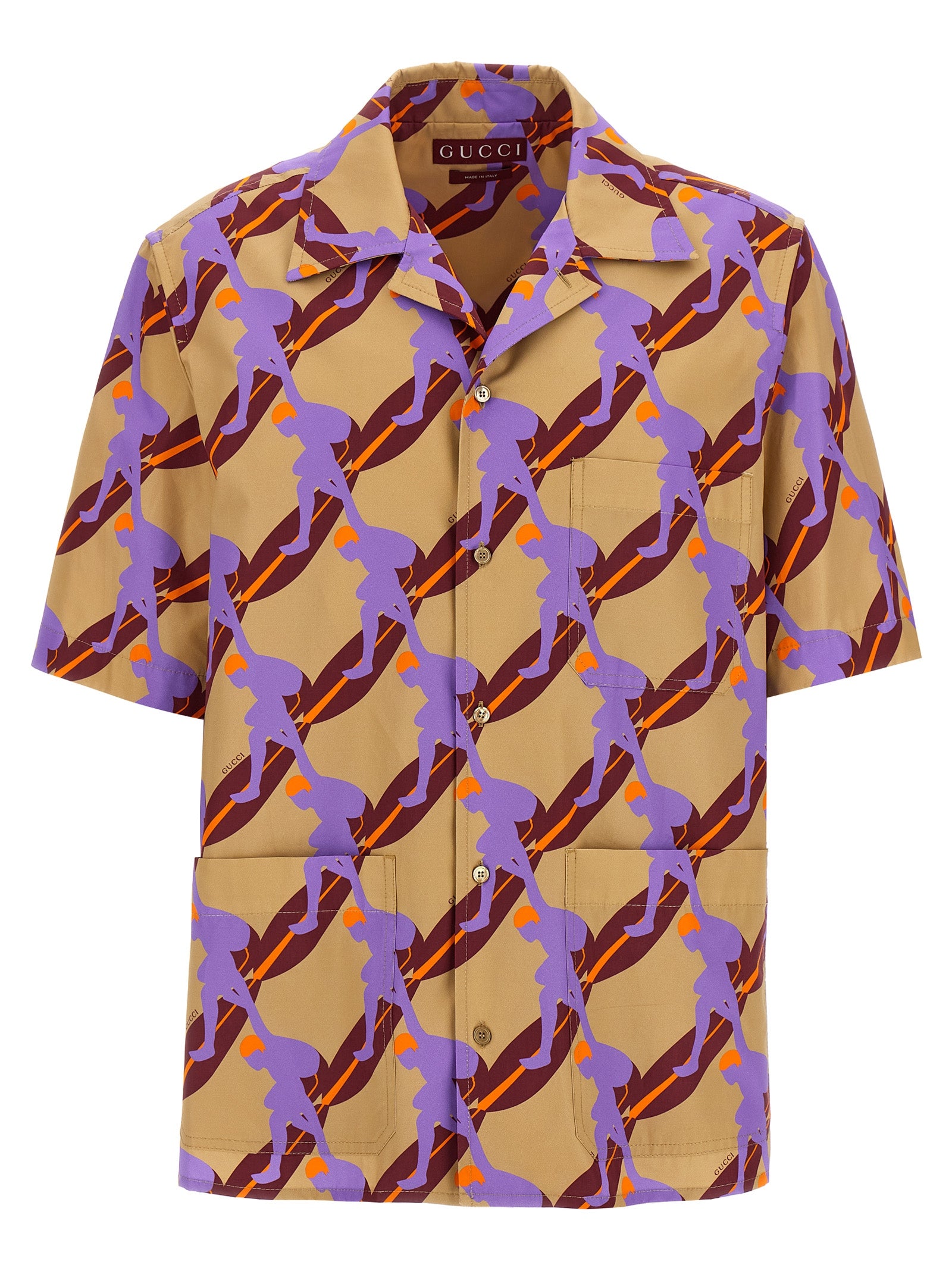 Gucci Multicolor Cotton Blouse Gucci