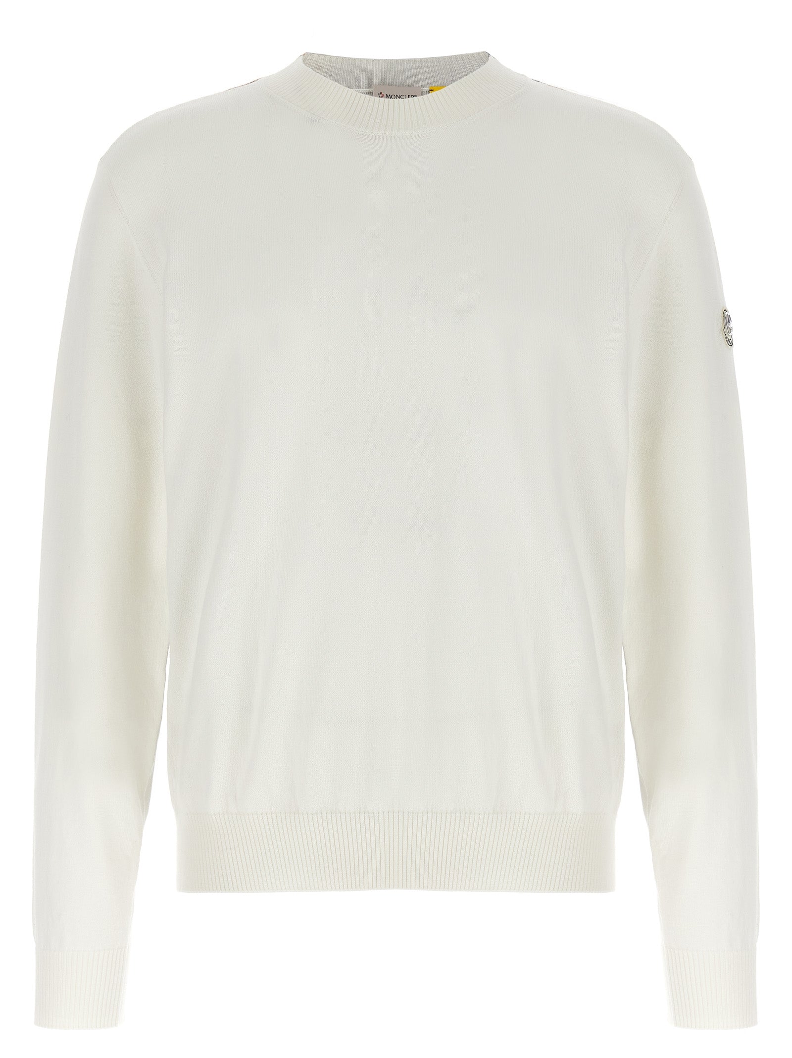 MONCLER GENIUS White Cotton Cardigan MONCLER GENIUS