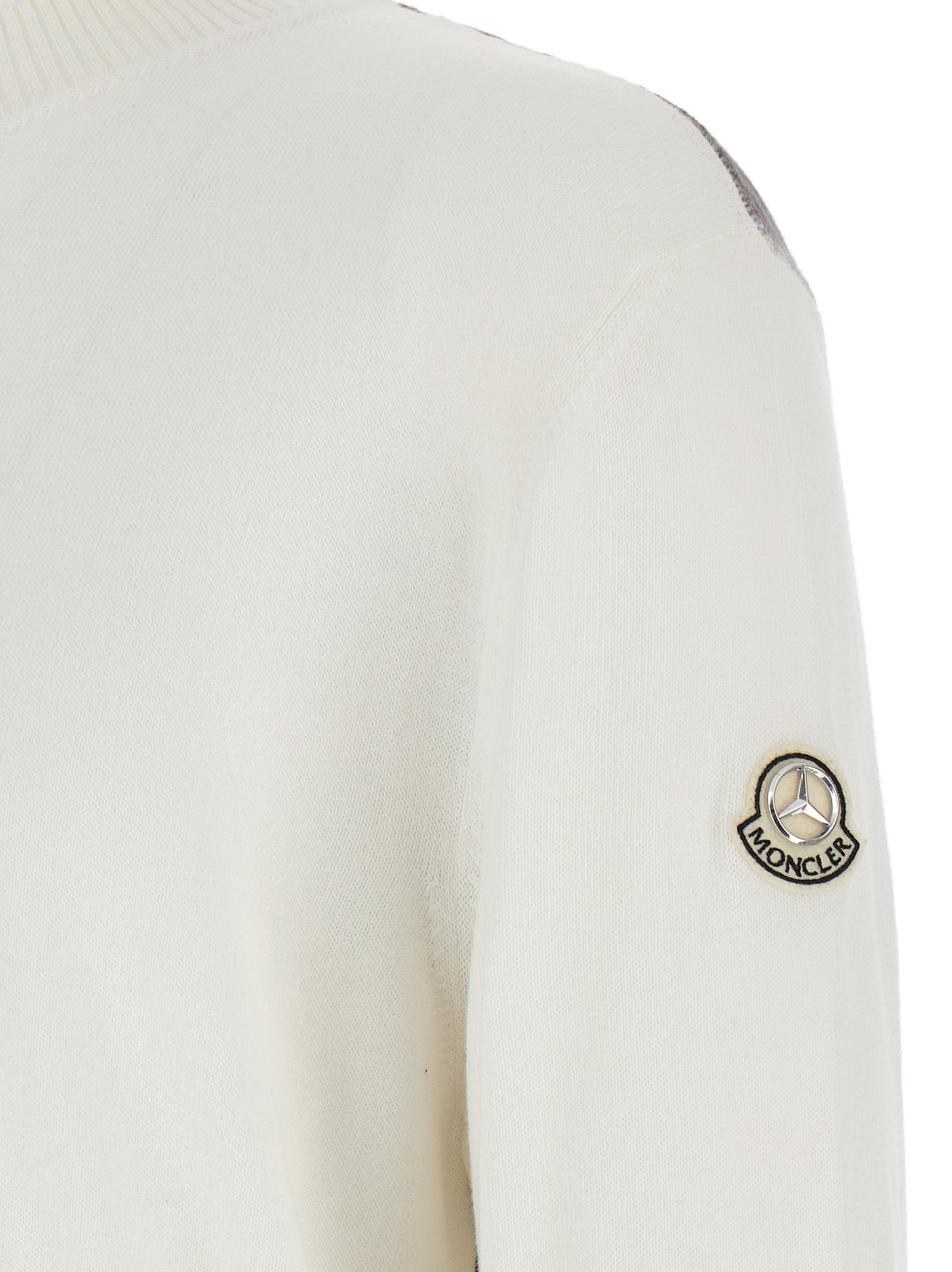 MONCLER GENIUS White Cotton Cardigan MONCLER GENIUS