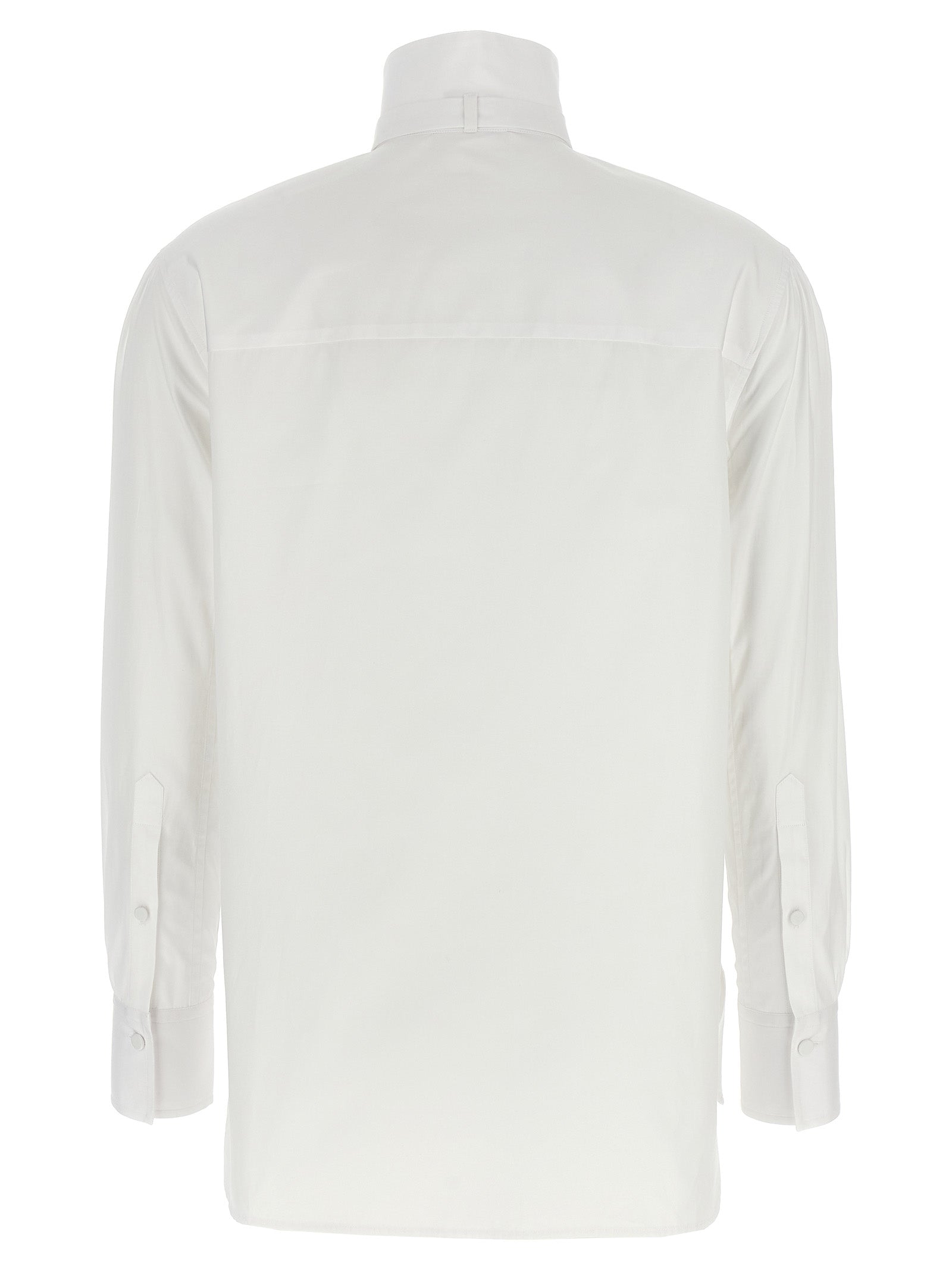 Alexander McQueen White Cotton Blouse Alexander McQueen