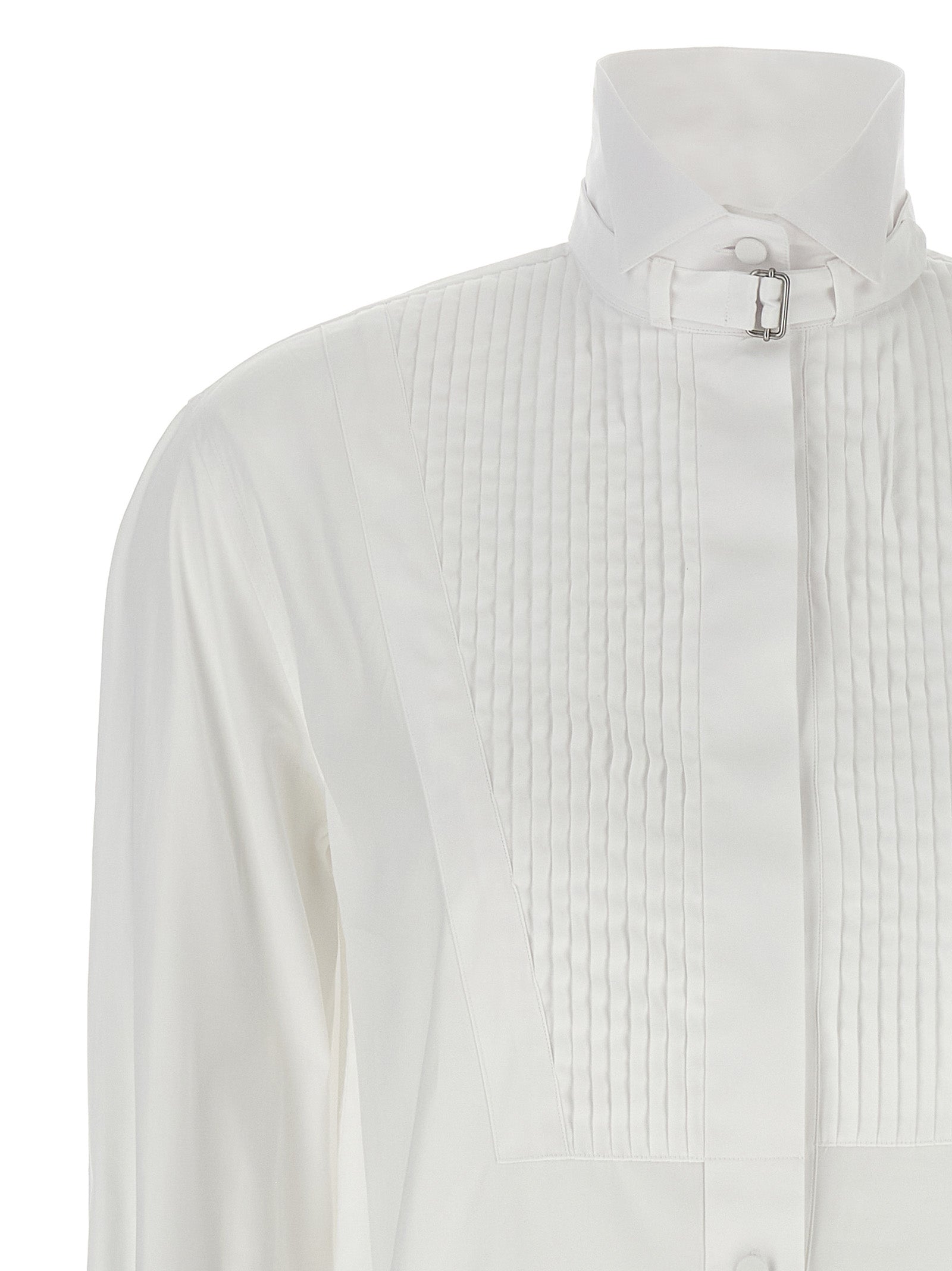 Alexander McQueen White Cotton Blouse Alexander McQueen
