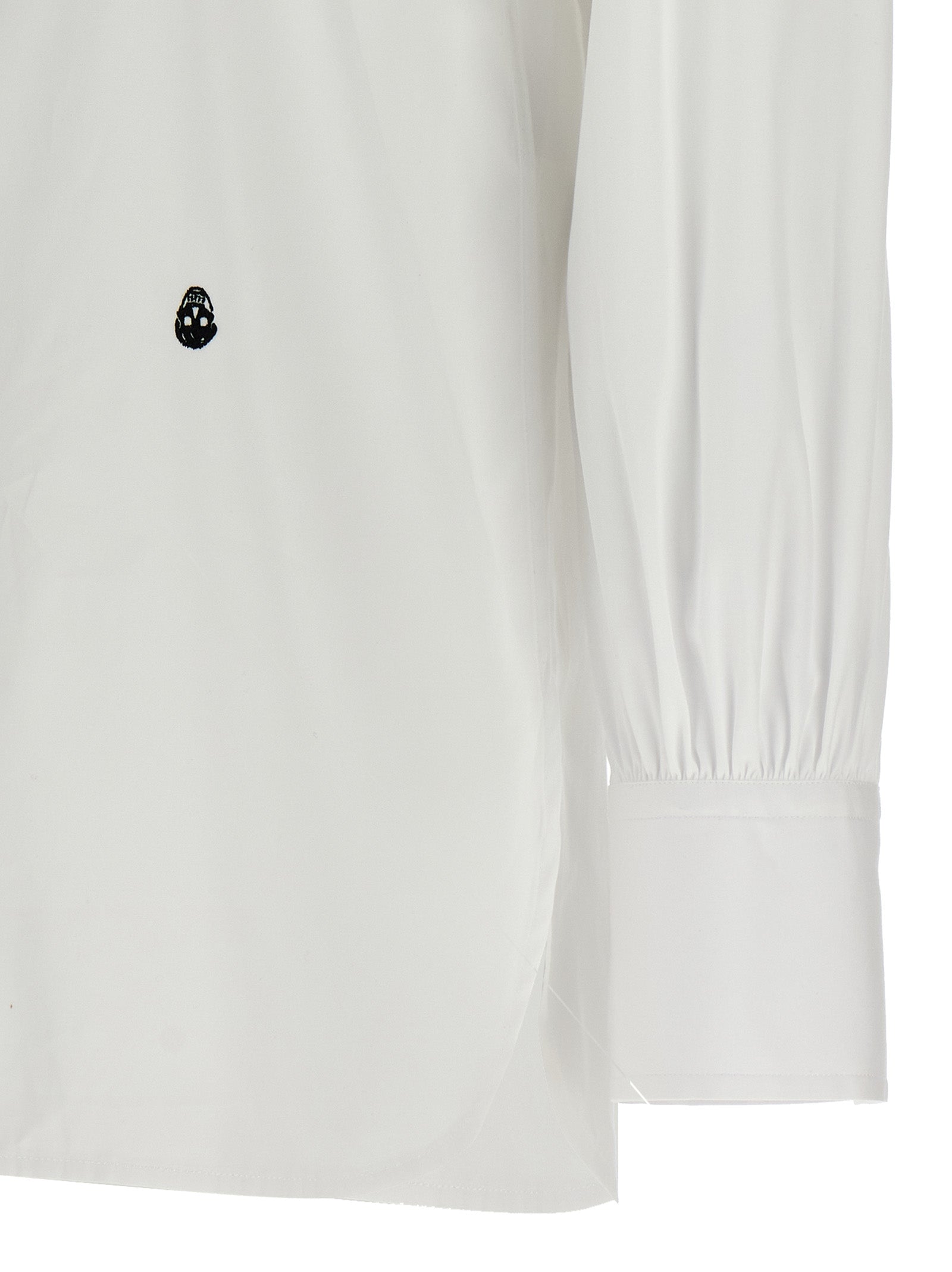 Alexander McQueen White Cotton Blouse Alexander McQueen