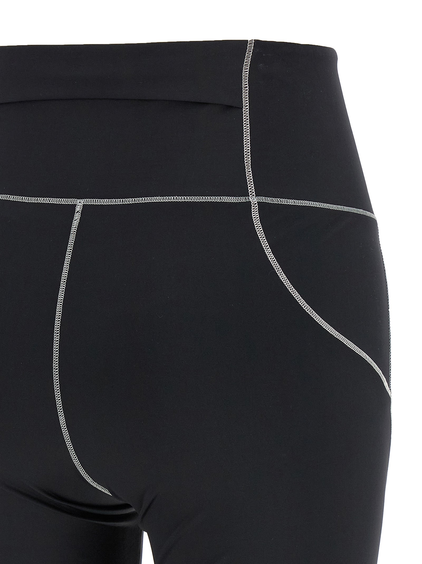 Moncler Grenoble Black Polyamide Leggings Moncler Grenoble