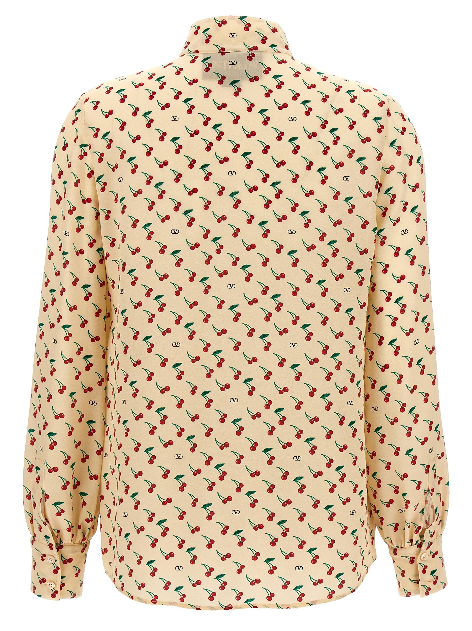 Valentino Garavani Beige Silk Blouse Valentino Garavani