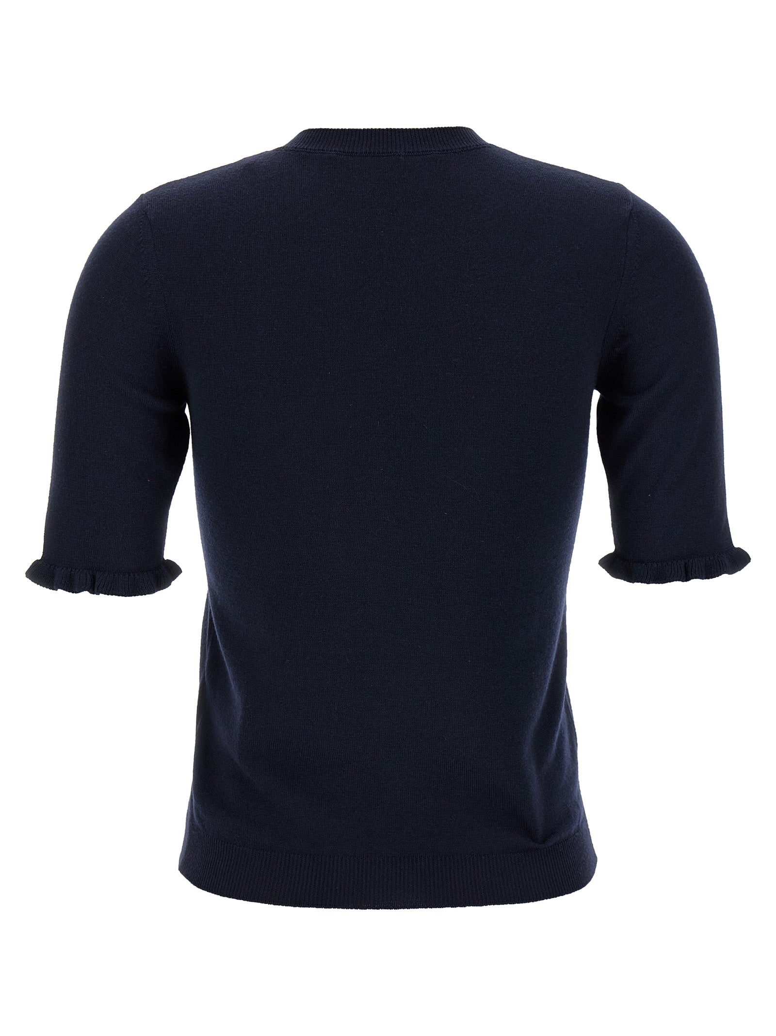 Valentino Garavani Blue Virgin Wool Sweatshirt Valentino Garavani
