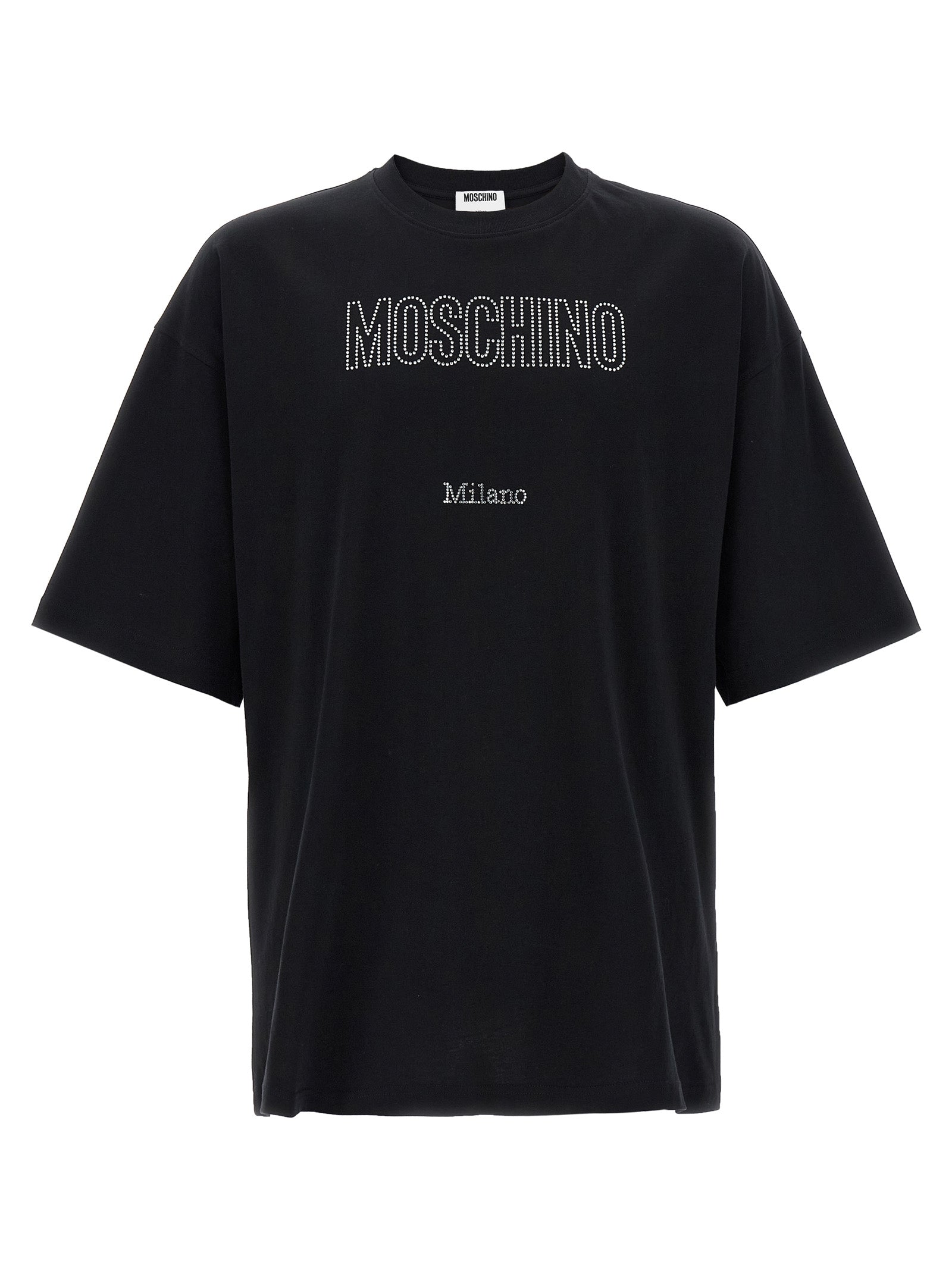 Moschino Black Cotton T-Shirt Moschino