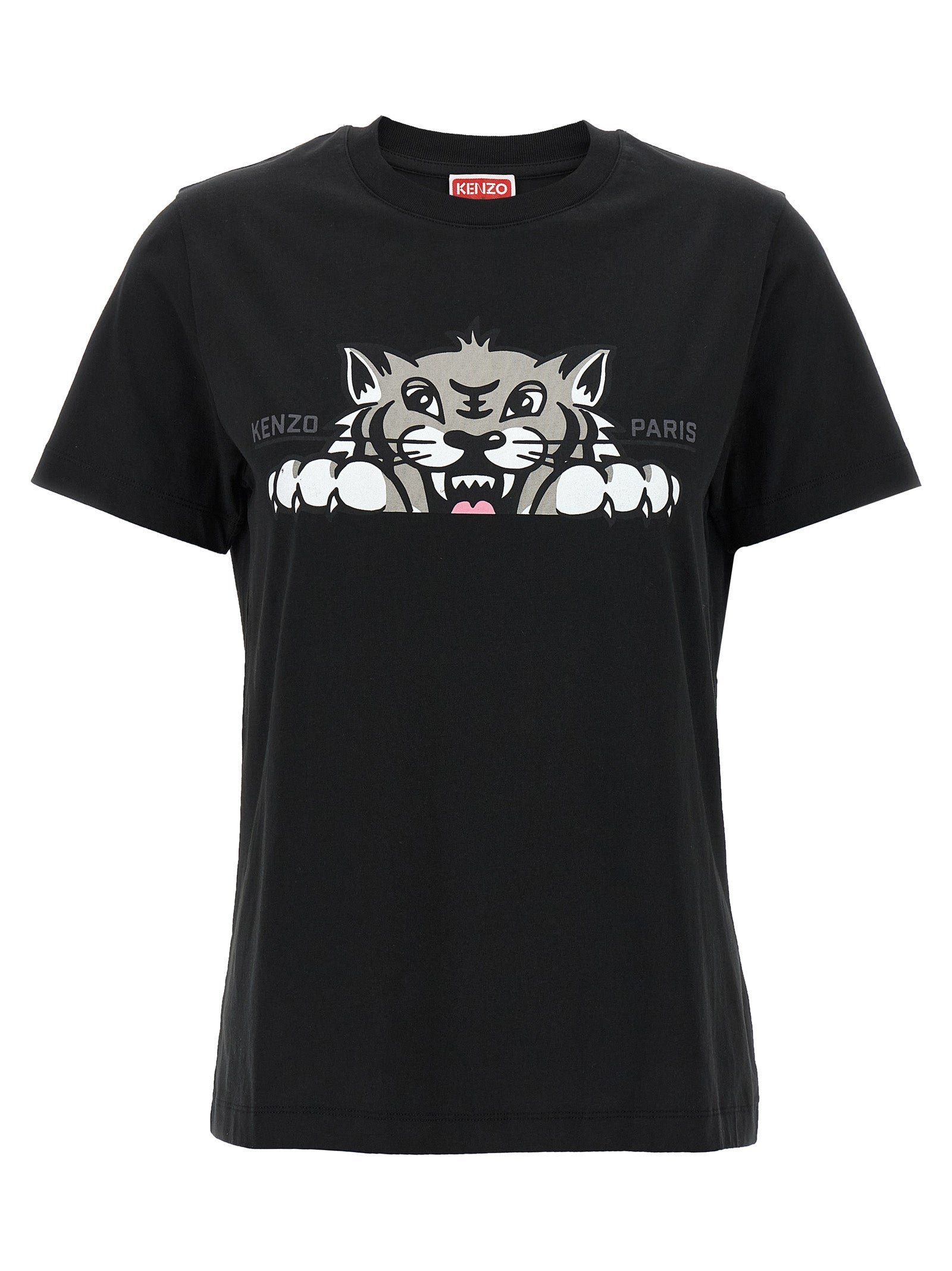 Kenzo Black Cotton T-Shirt Kenzo
