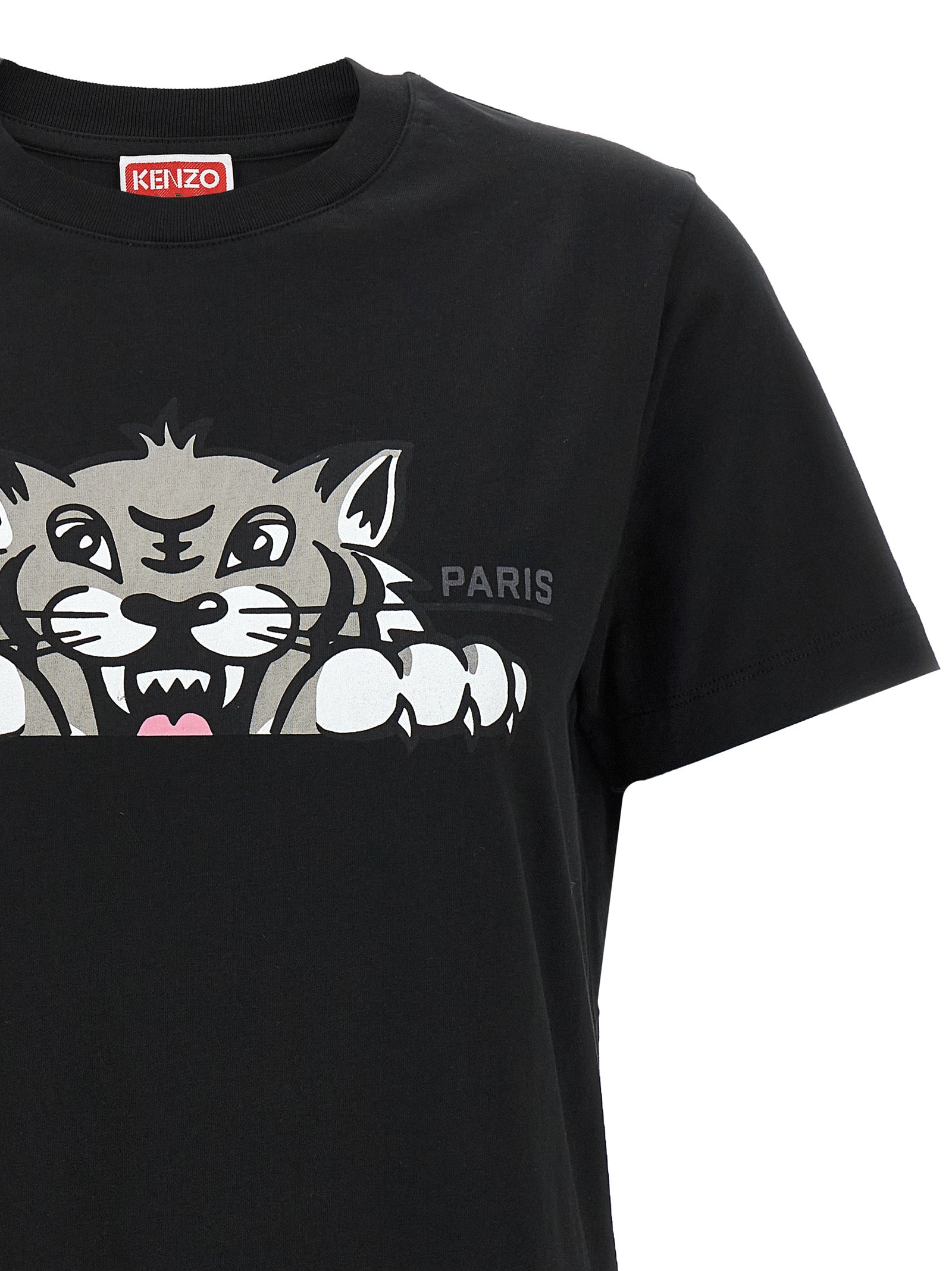 Kenzo Black Cotton T-Shirt Kenzo