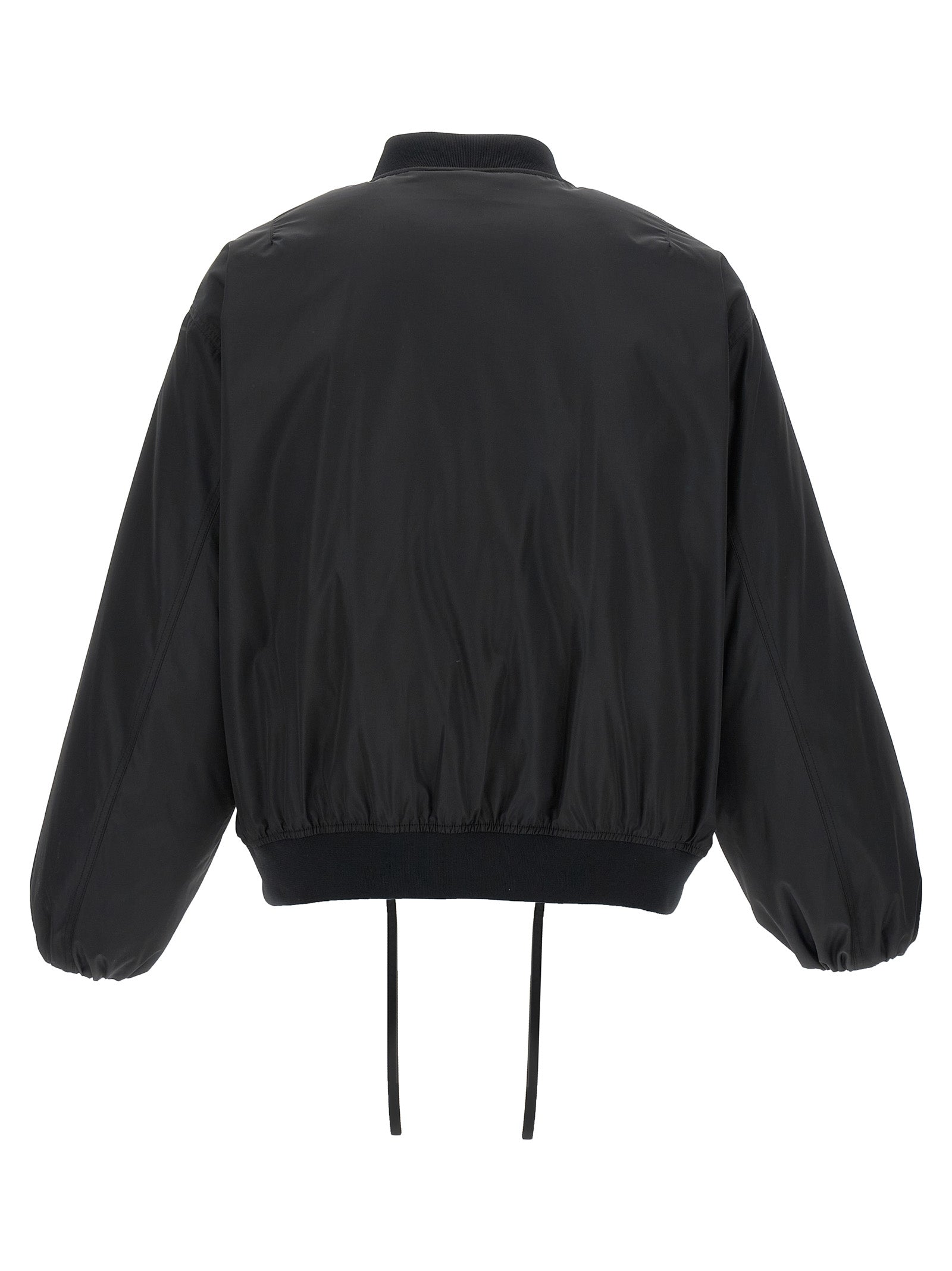Jil Sander Black Polyester Bomber Jil Sander