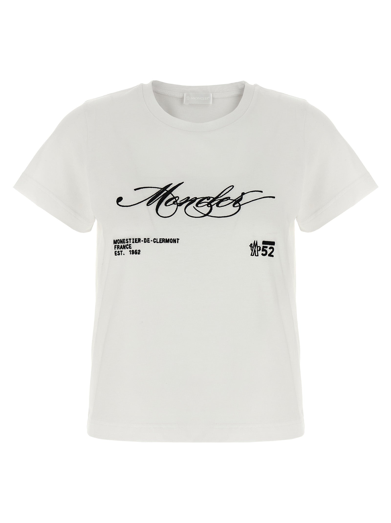 Moncler White Cotton Sportswear Moncler