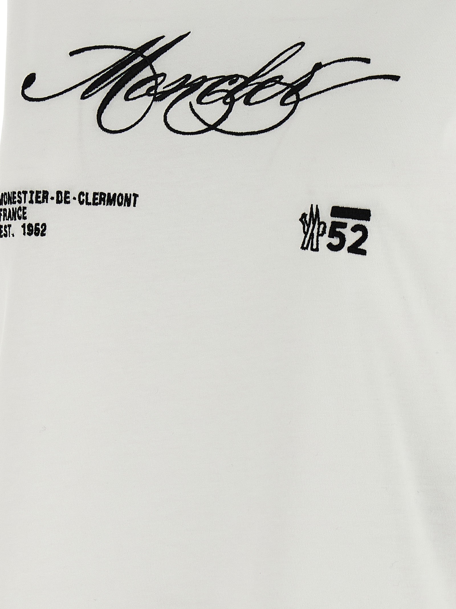 Moncler White Cotton Sportswear Moncler