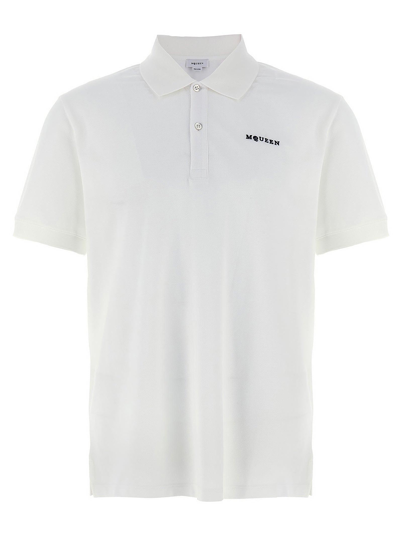 Alexander McQueen Bicolor Cotton Polo Shirt Alexander McQueen