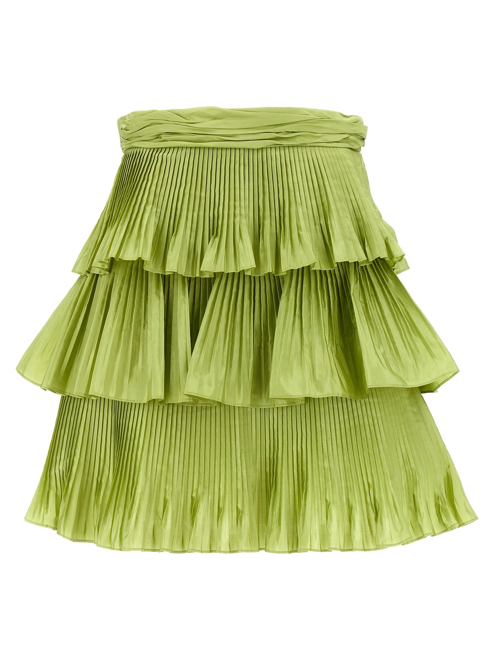 Valentino Garavani Bicolor Silk Long Skirt Valentino Garavani