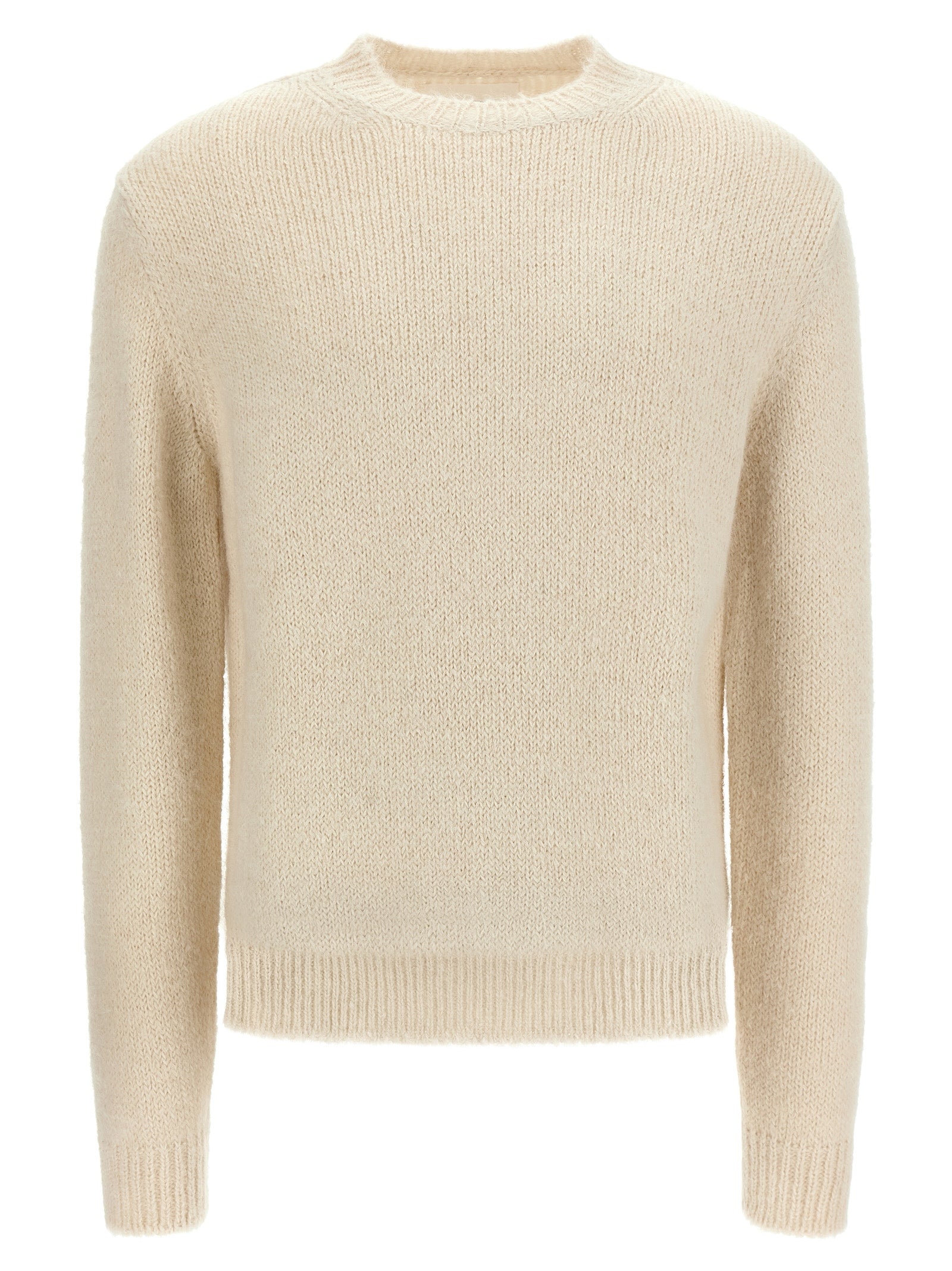 Jil Sander White Alpaca Leather Cardigan Jil Sander
