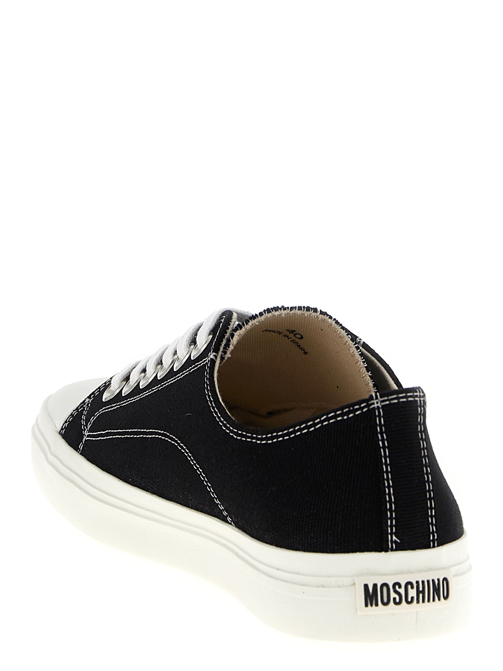 Moschino Bicolor Cotton Sneakers Moschino